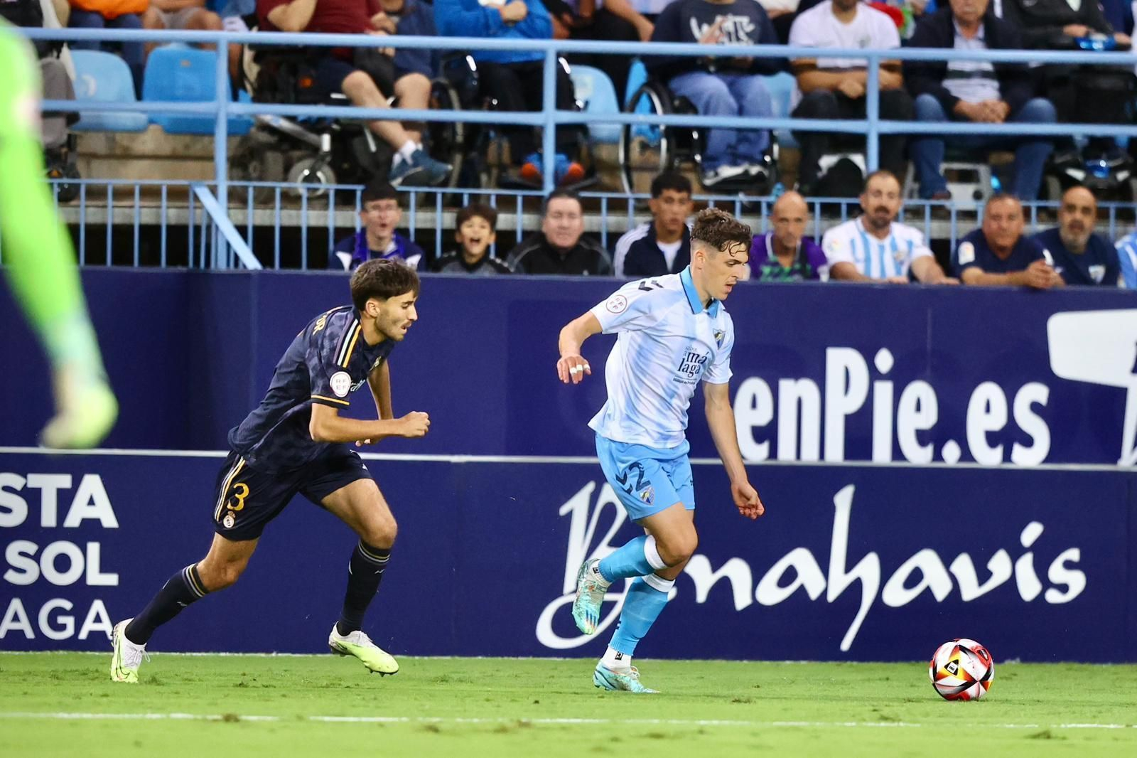 El Málaga CF - Real Madrid Castilla, en fotos