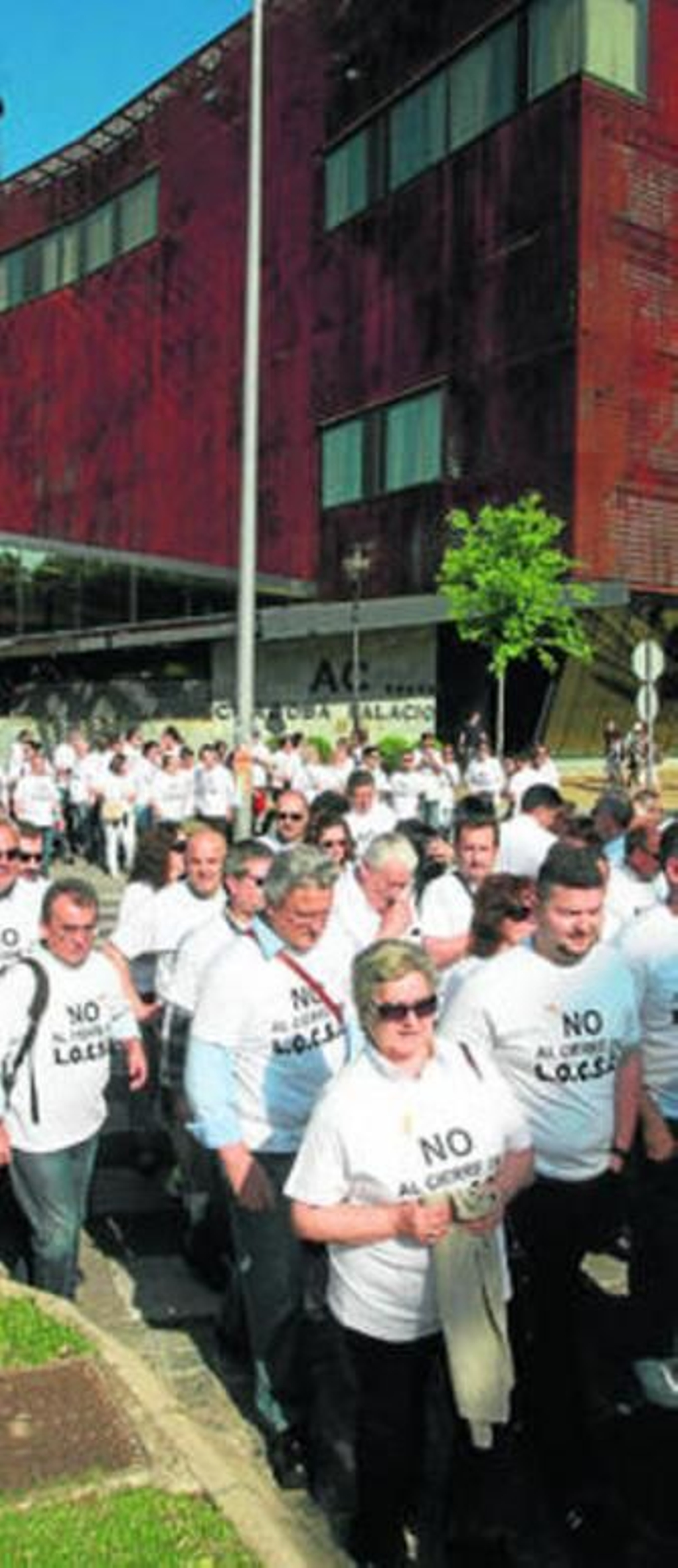 Imagen de archivo de una manifestación en apoyo de Locsa.