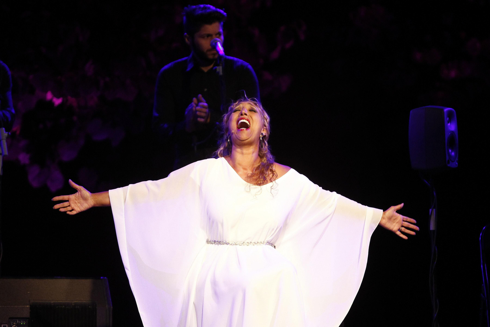 La cantaora sevillana Esperanza Fernández apenas contó con 24 horas para preparar este concierto.