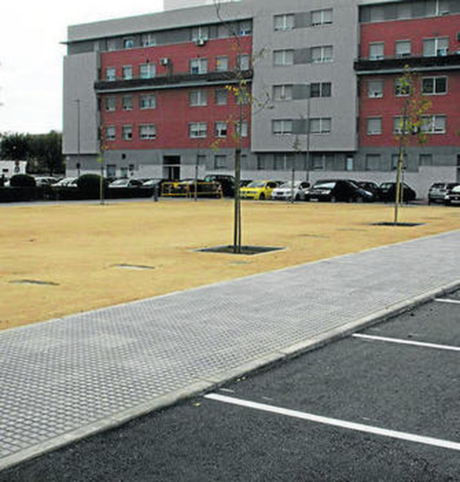 Vista de la nueva zona pública de la Barriada del Carmen.