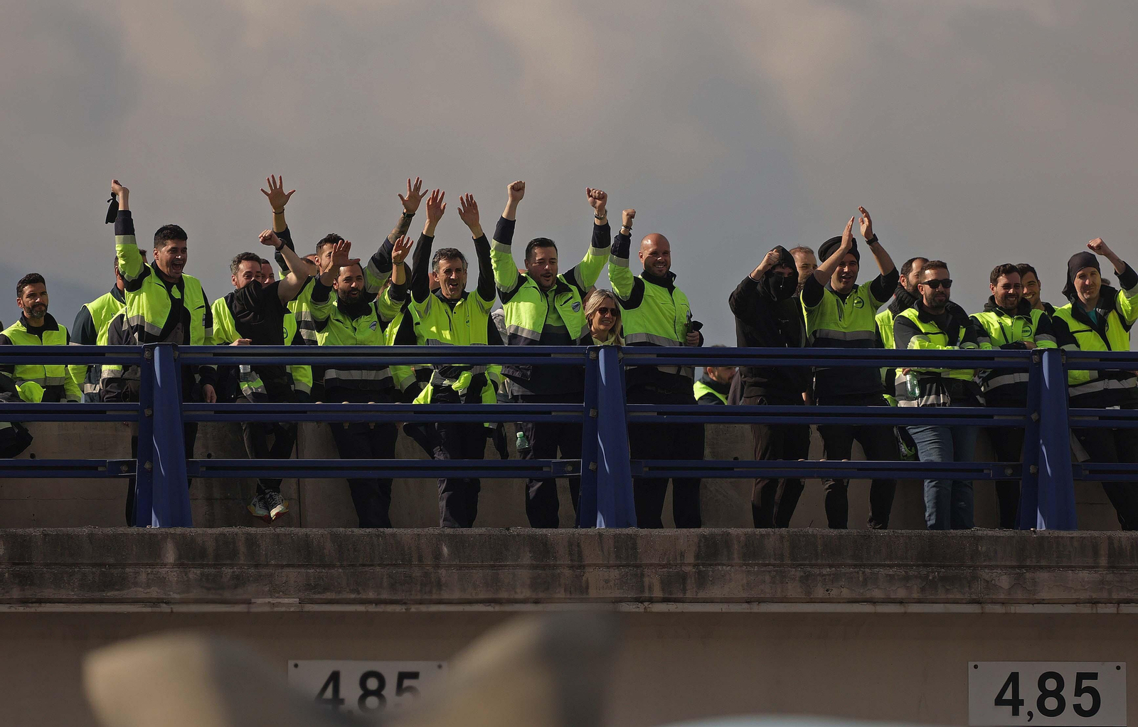 Fotos de la tractorada de agricultores del Valle del Guadiaro en el Campo de Gibraltar