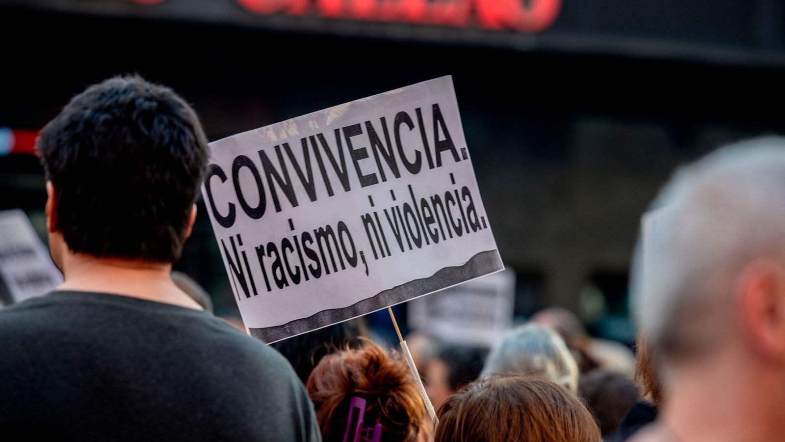 Manifestación contra el racismo.