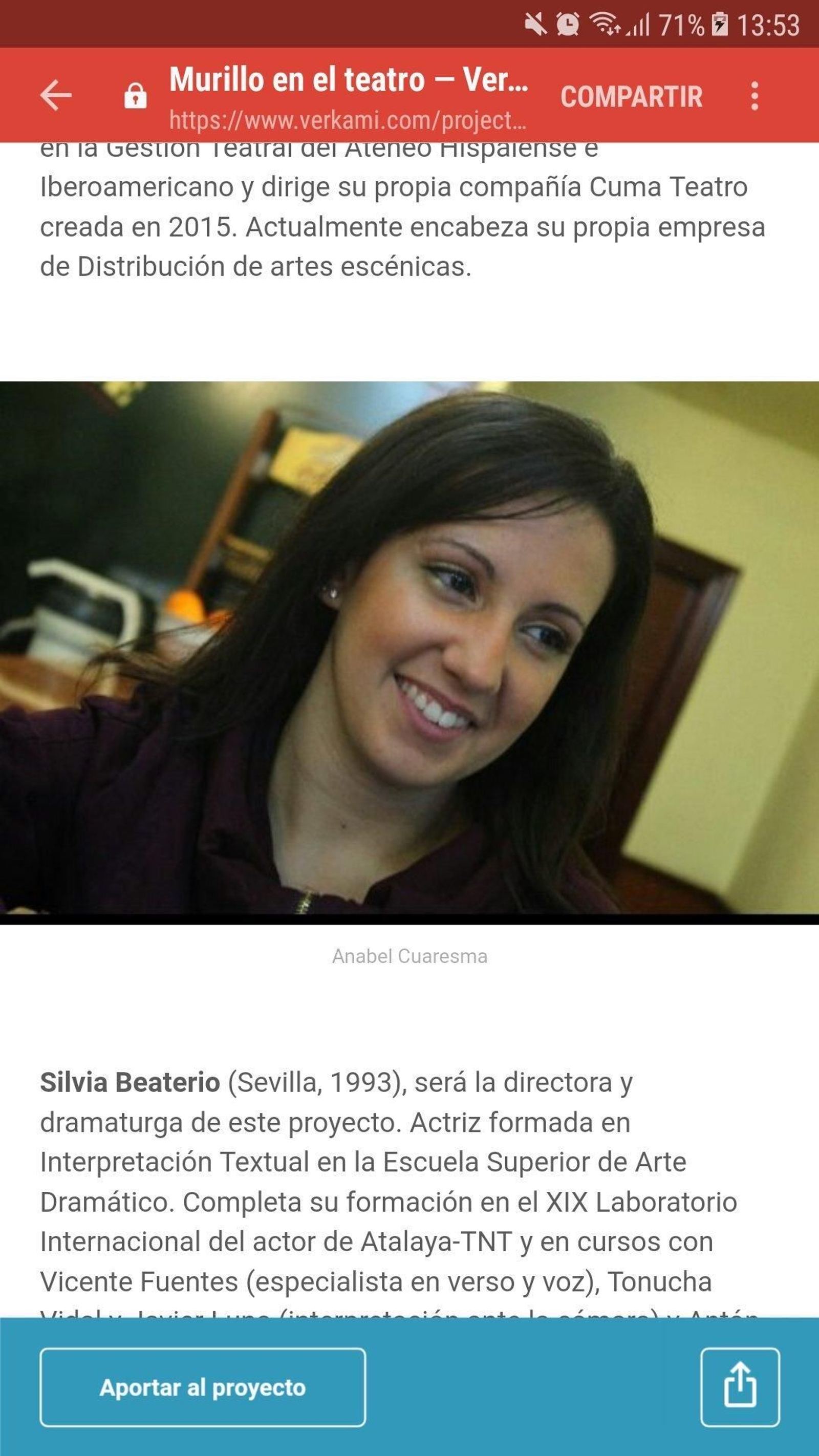 La 'wedding planner' Anabel Cuaresma.