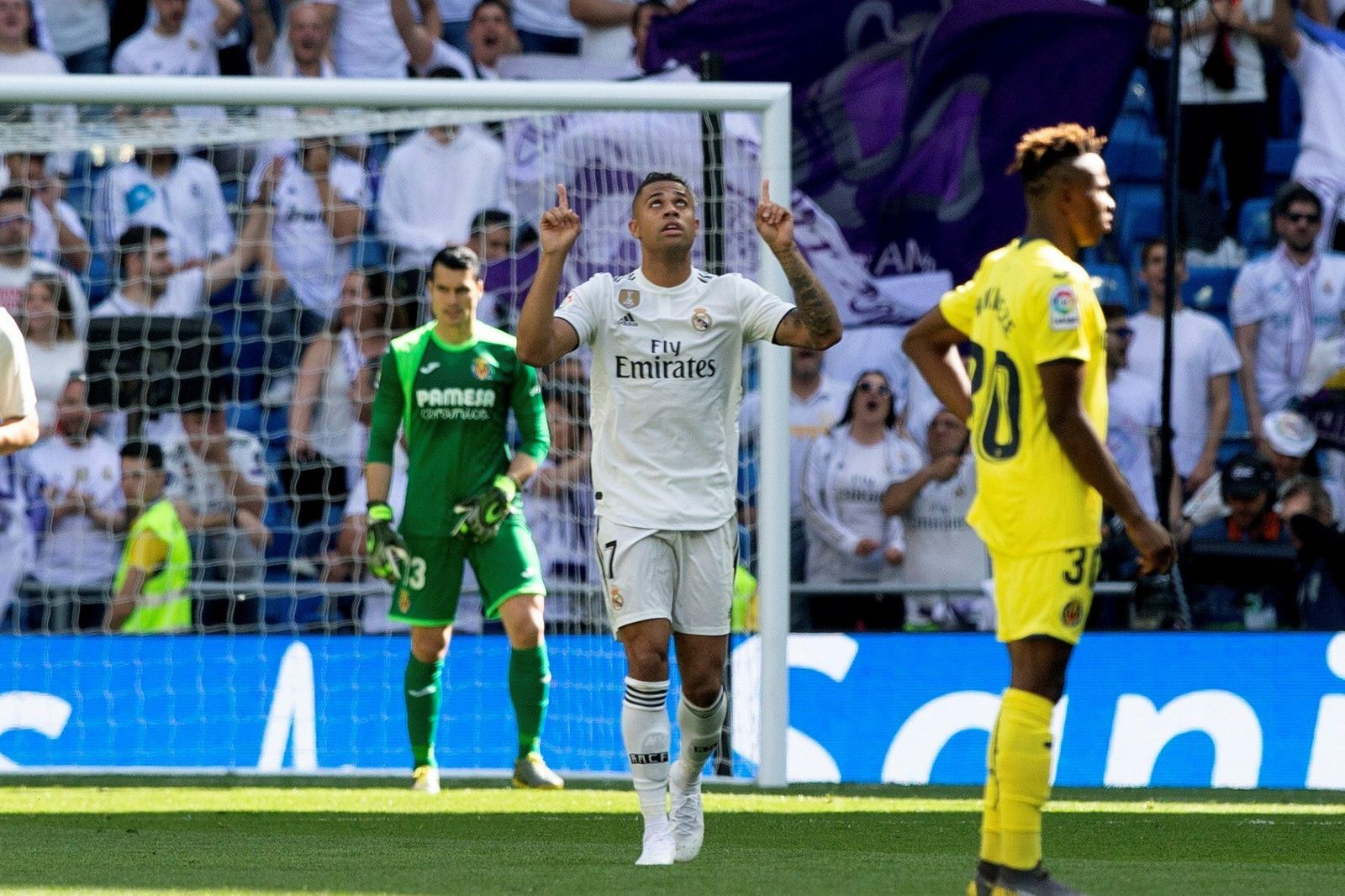 El Real Madrid - Villarreal, en imágenes