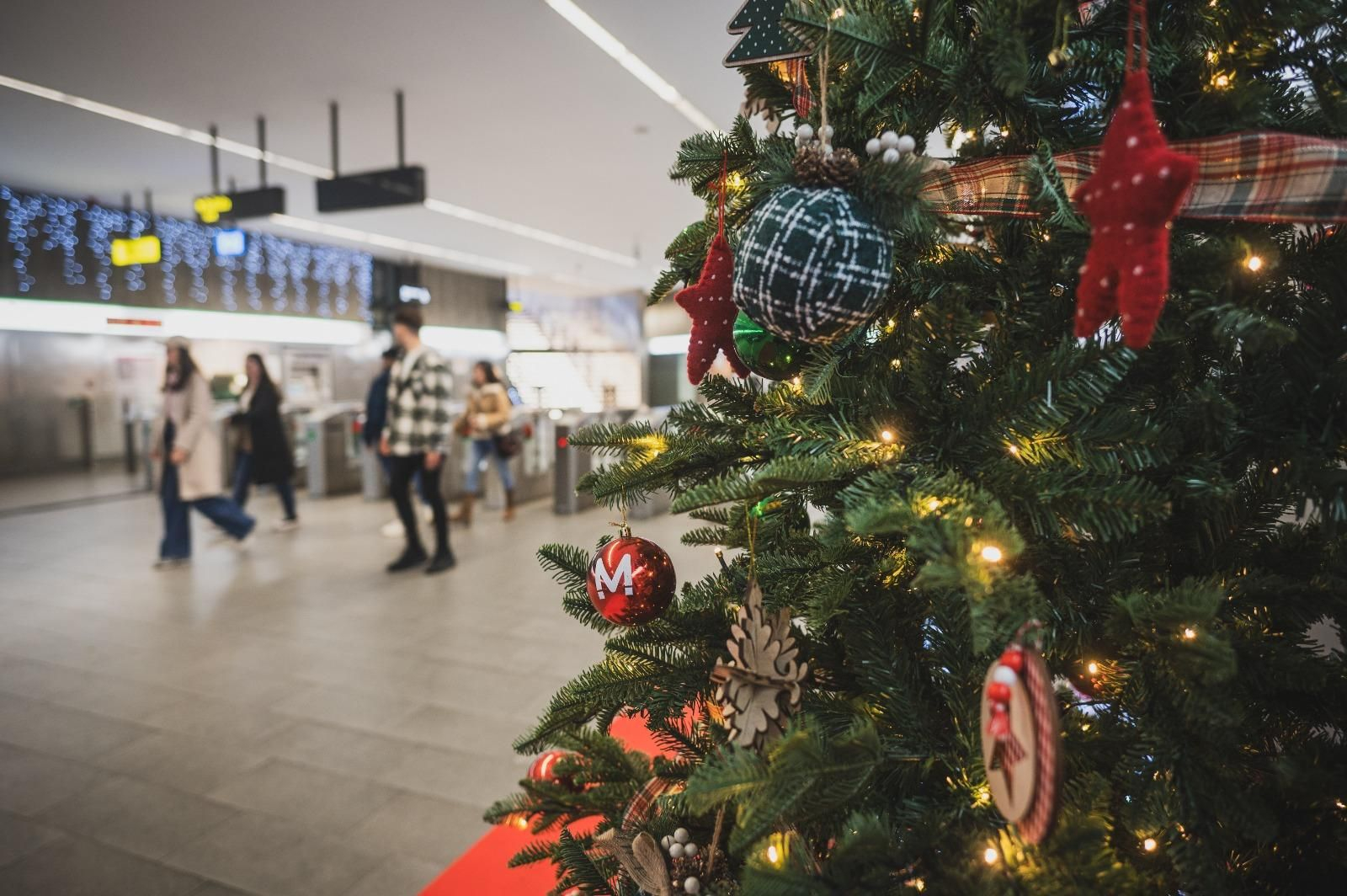 El Metro de Granada en Navidad