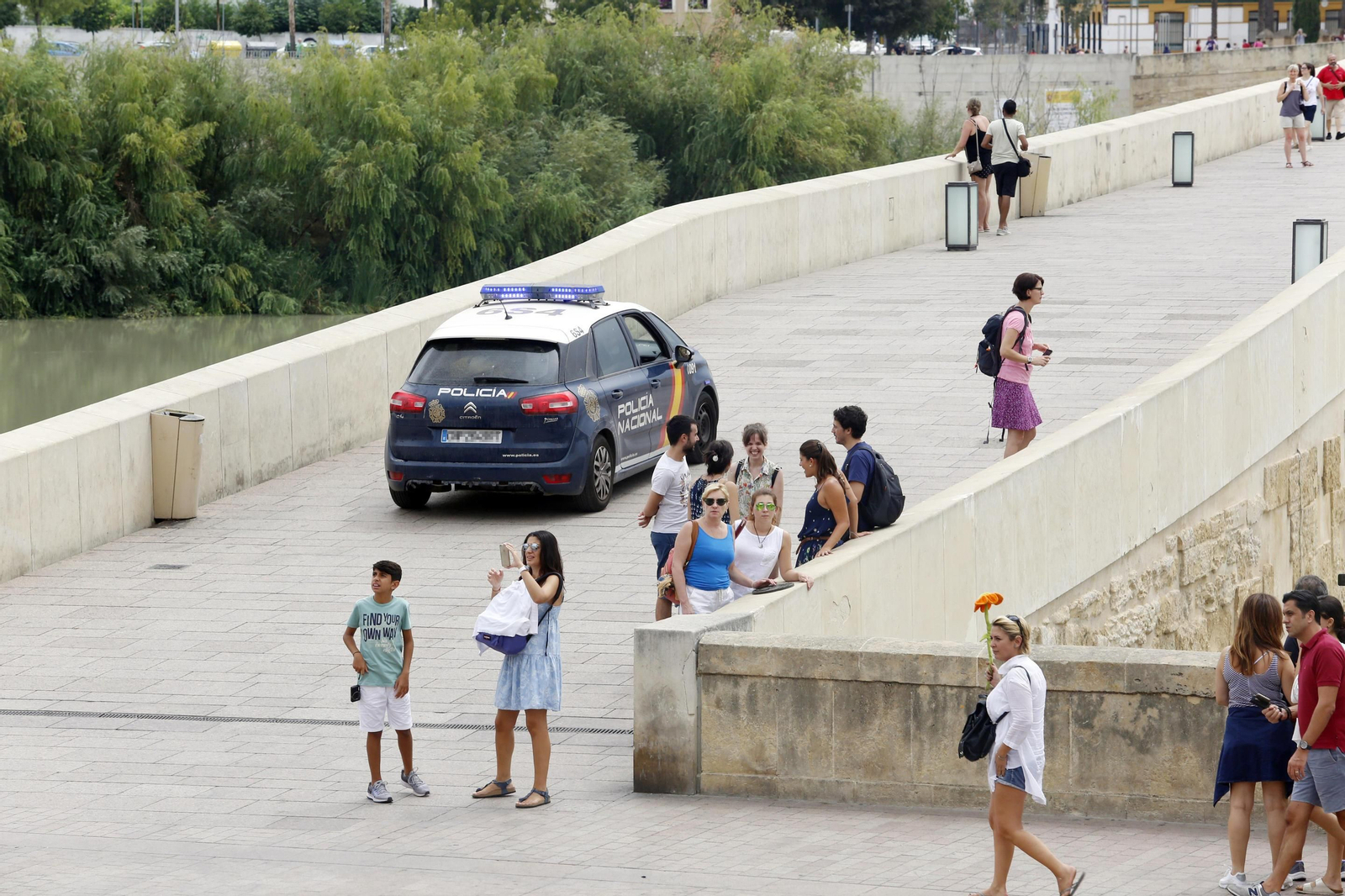 Seguridad visible en el corazón turístico de la ciudad