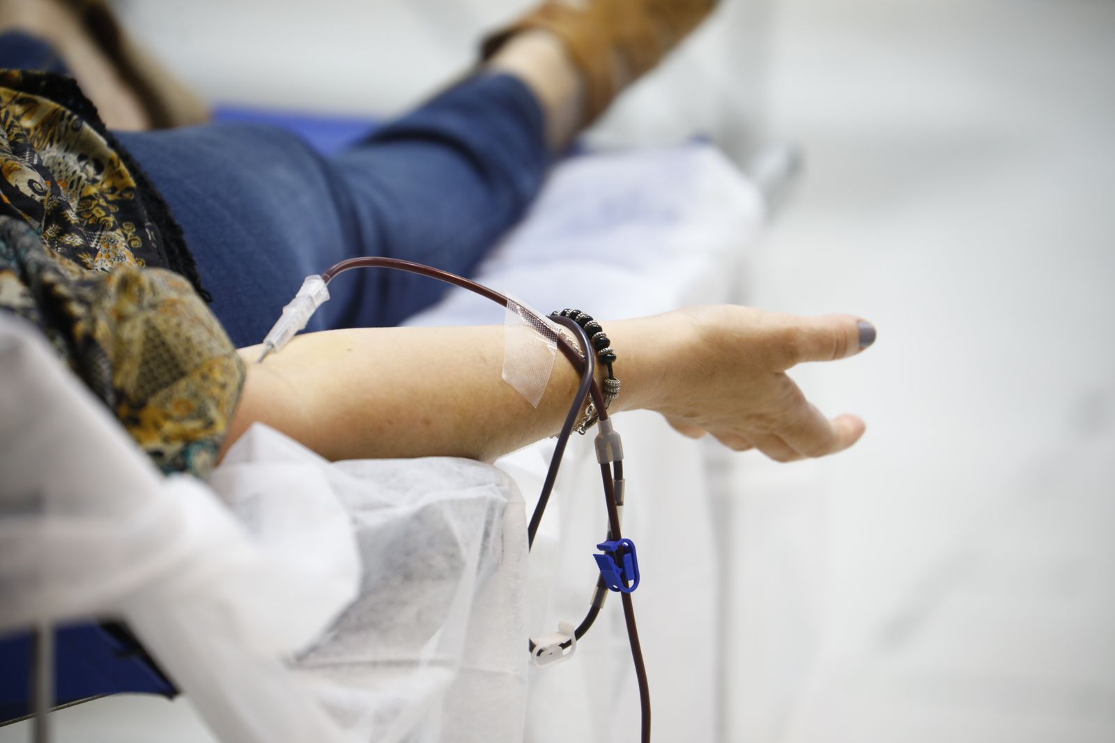 La campaña de donación de sangre en el centro comercial El Arcángel, en imágenes