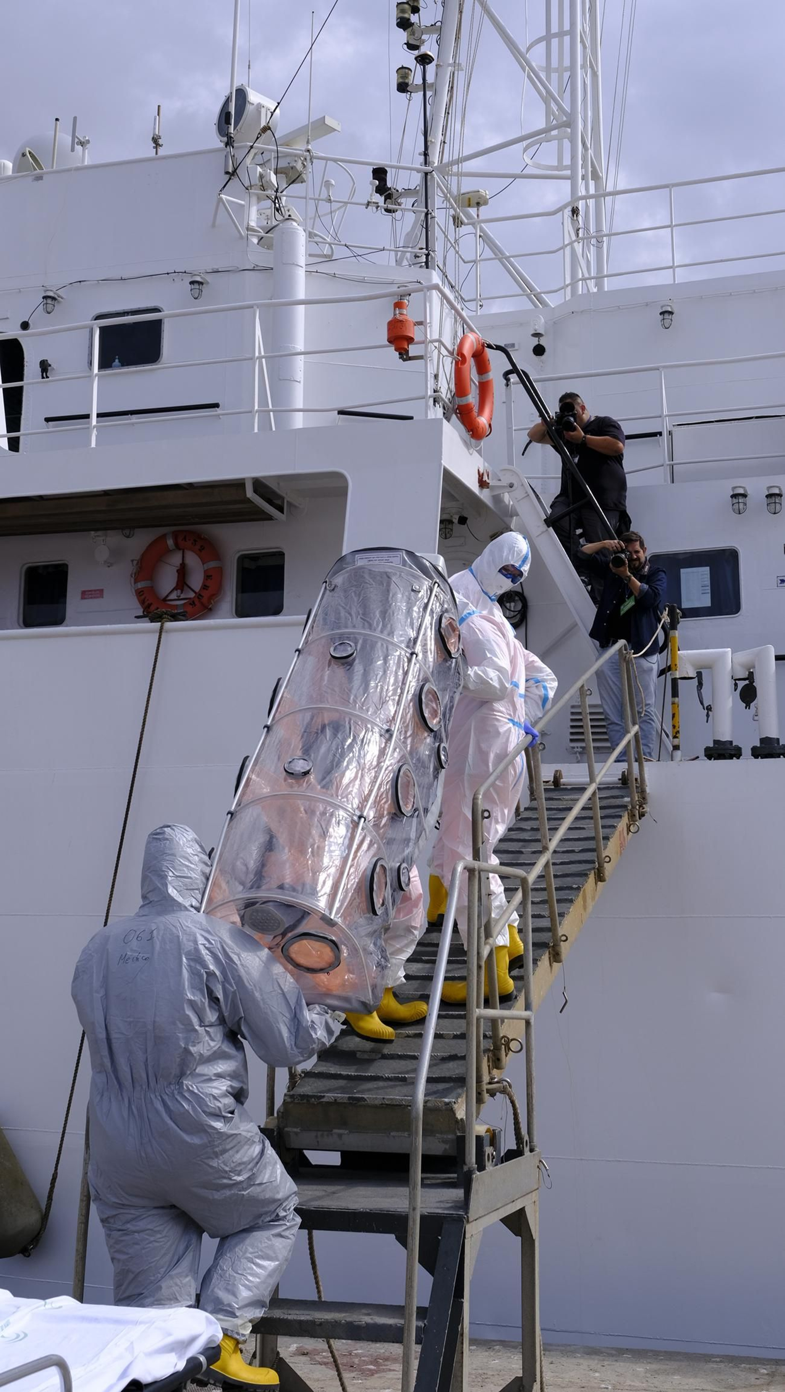 Ejercicio Marsec25 simulacro, en el Puerto de Almería, en imágenes