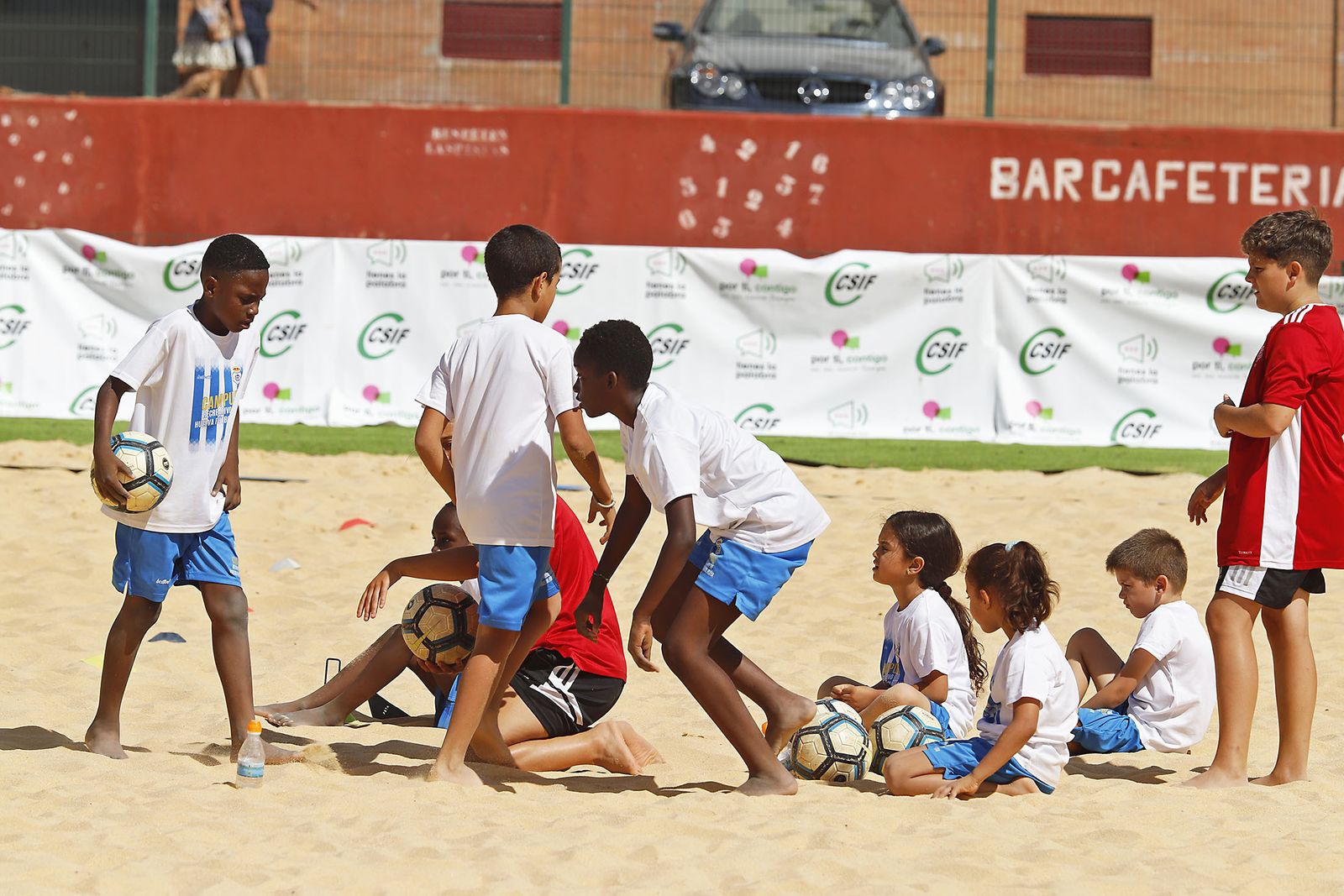 Imágenes del Campus Recreativo de Huelva Fútbol Playa