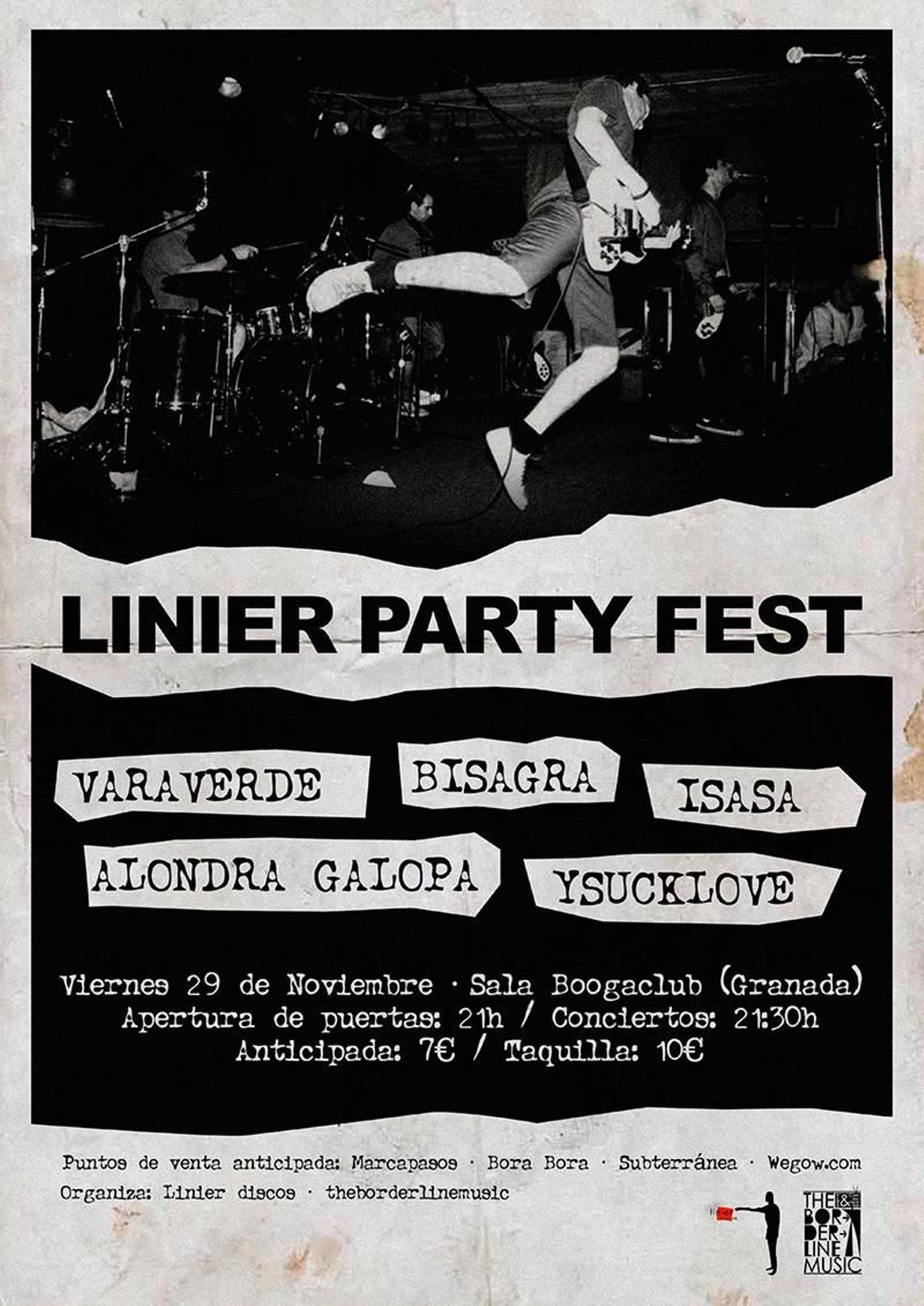 El cartel de la 'Linier Party Fest'