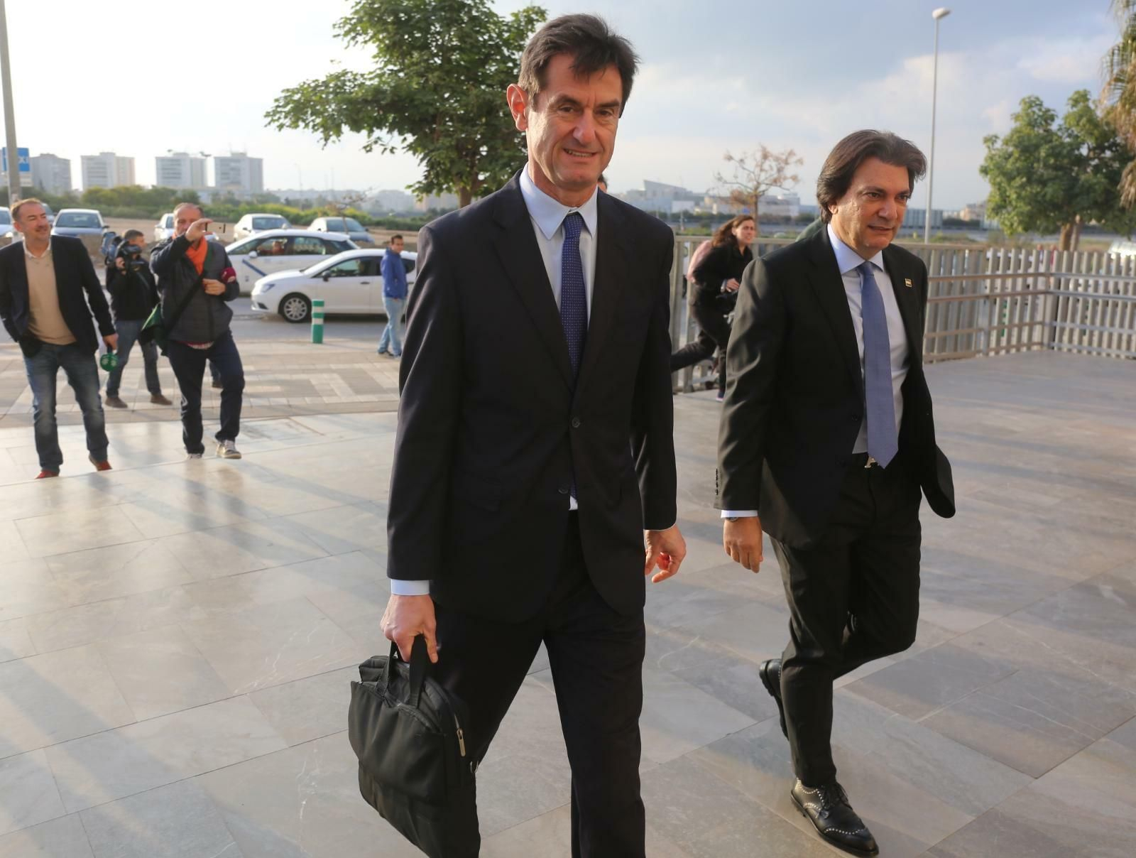 Las foto del juicio entre Al-Thani y Bluebay