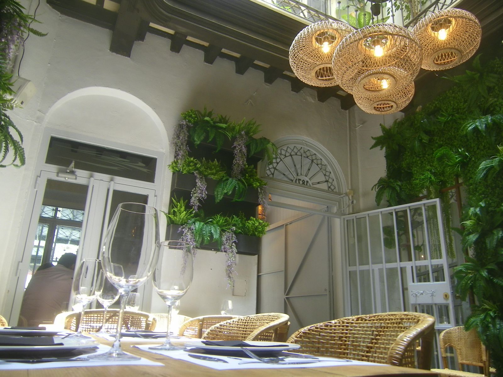 La Pescaderia ha rehabilitado un patio del siglo XIX.