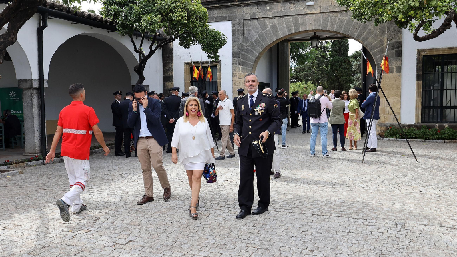 Imágenes del Día de la Policía Nacional en las Bodegas Fundador de Jerez