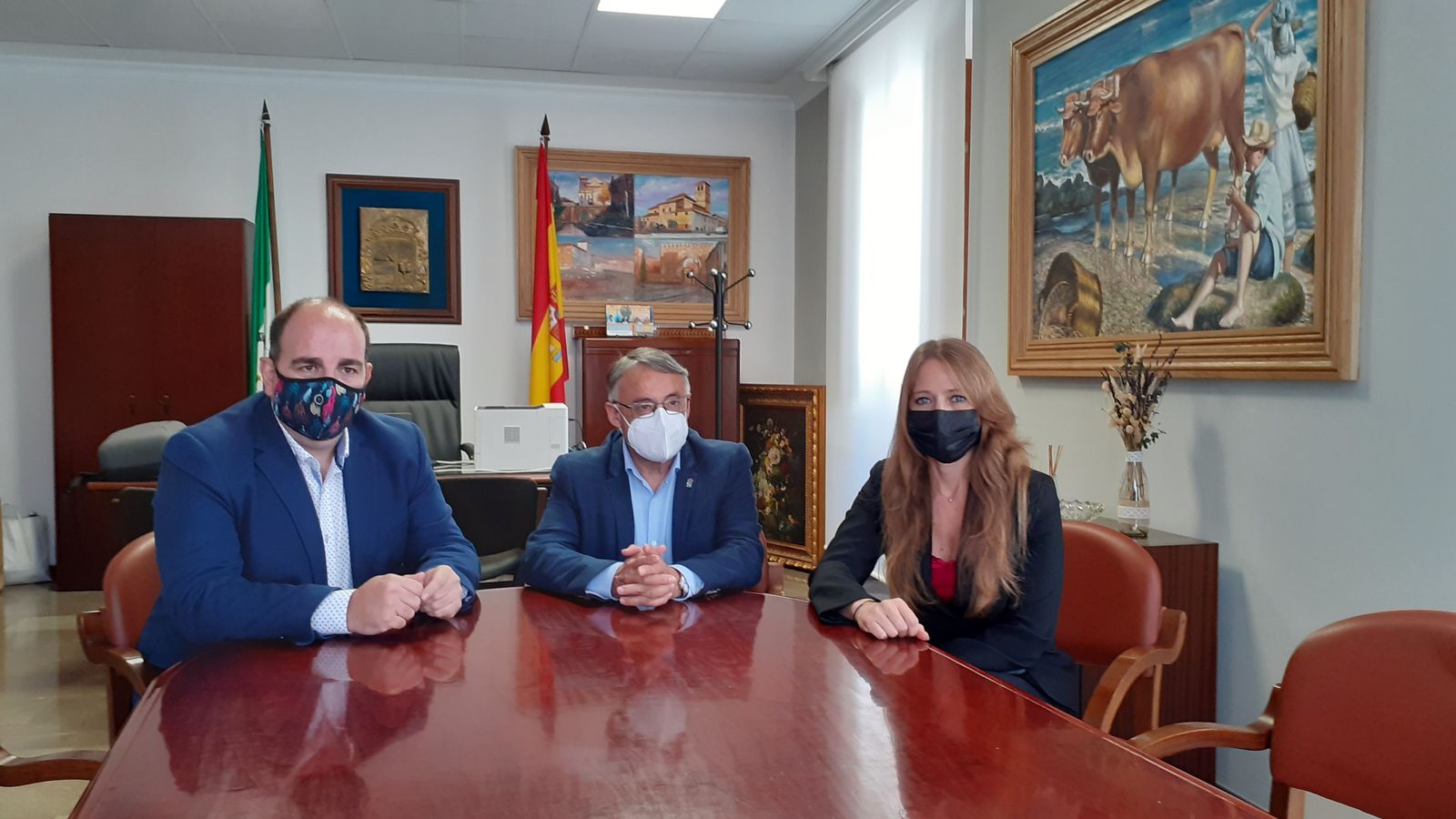 Encuentro institucional entre Ayuntamiento y Junta