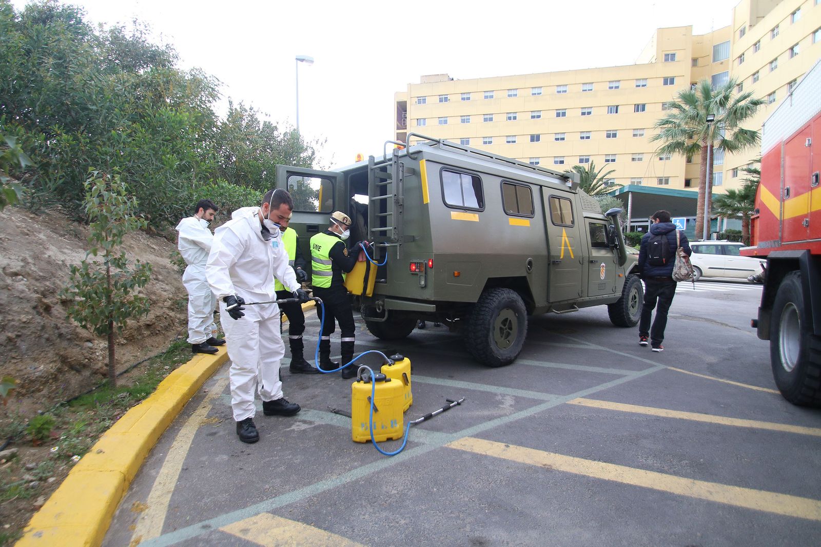 Fotogalería Coronavirus. Actuación UME en Almería.