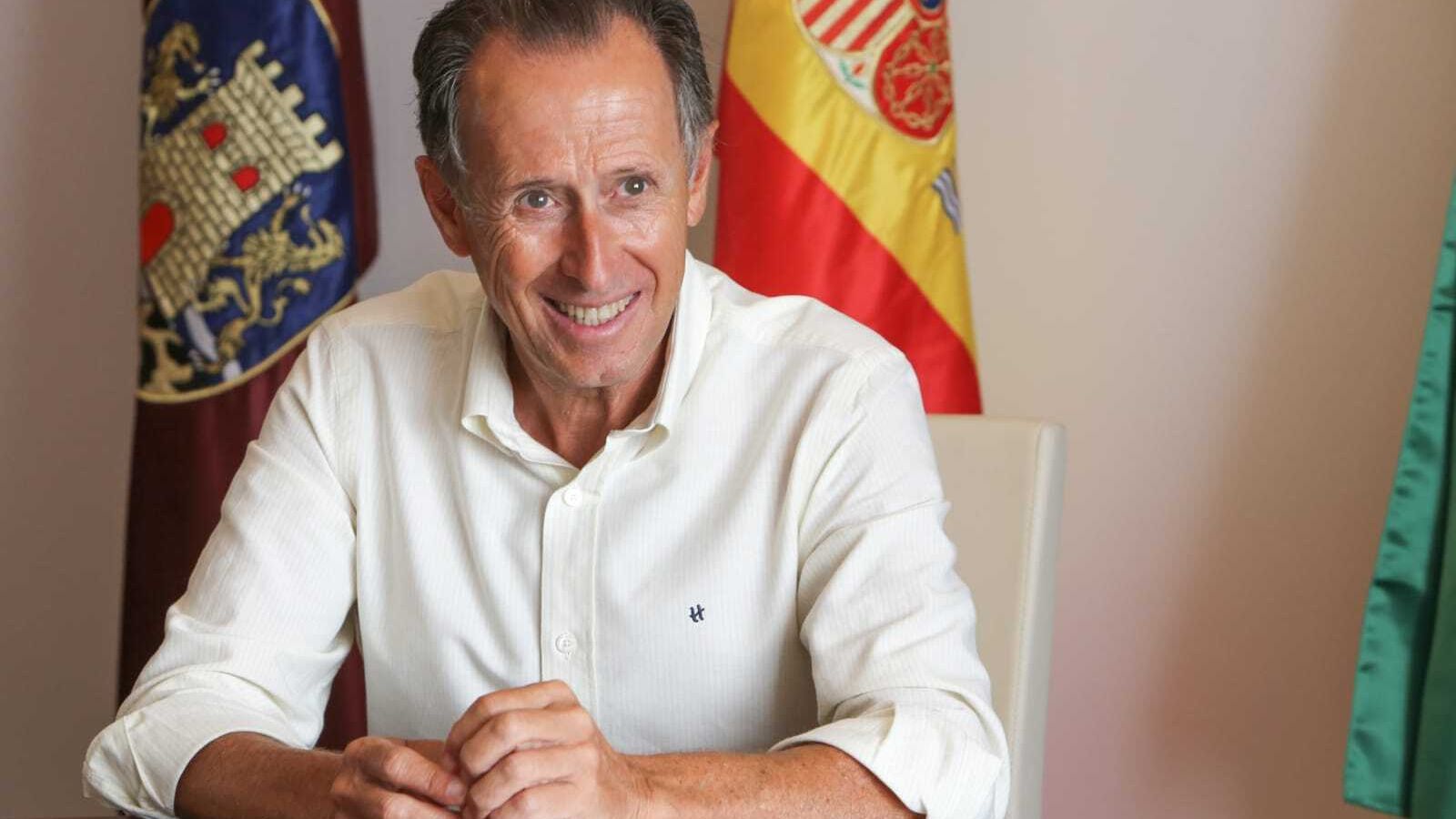 Un momento distendido de la entrevista.