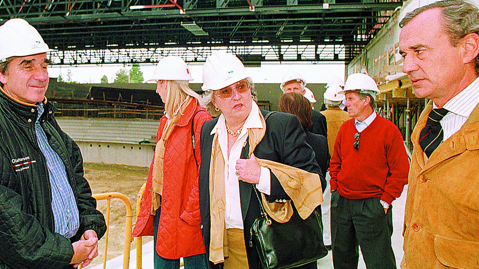 Una de las visitas de la Infanta al pabellón de Chapín.