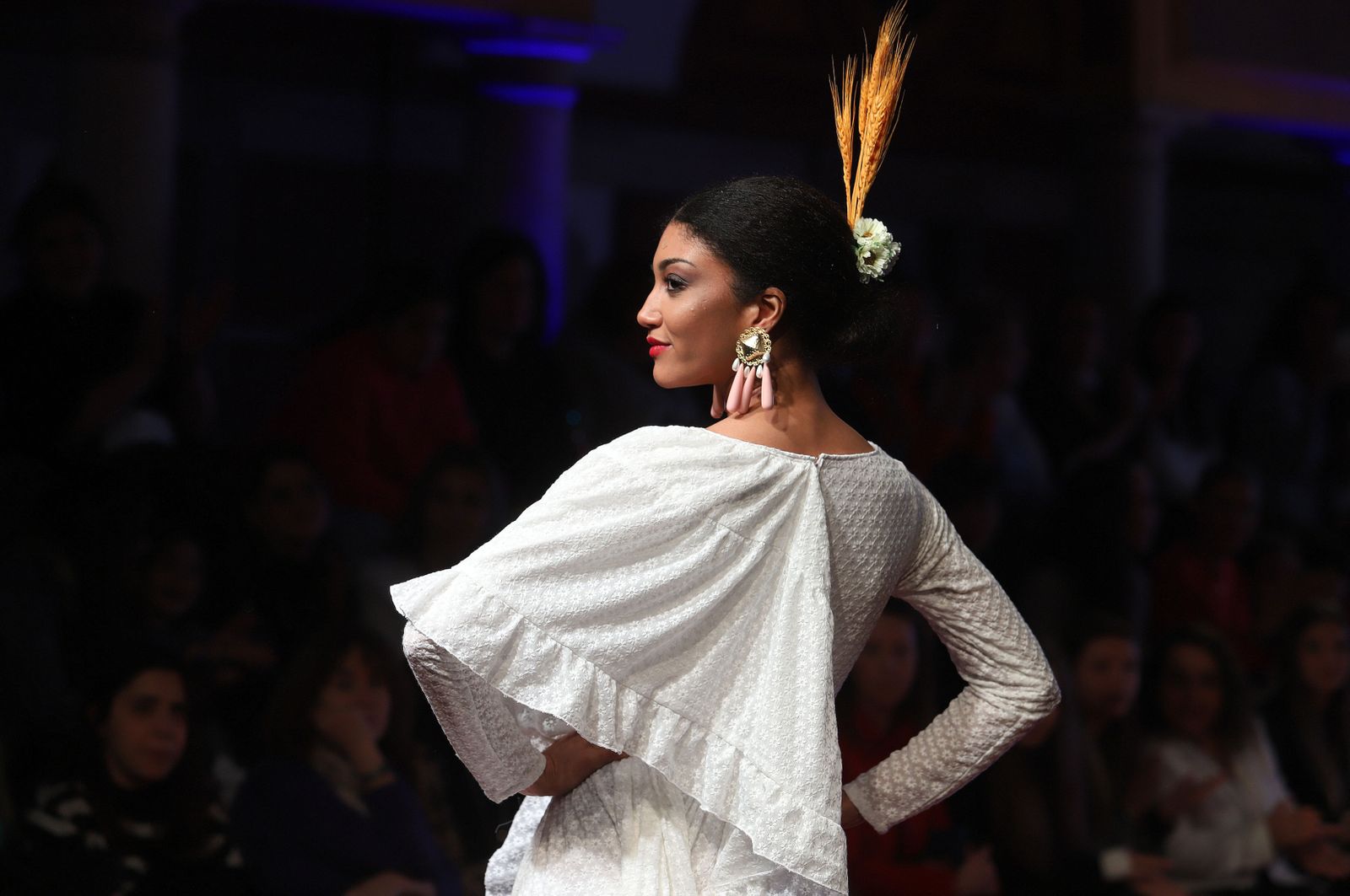 Huelva Flamenca 2023. Imágenes de la pasarela de moda flamenca de la modista Adelina Infante