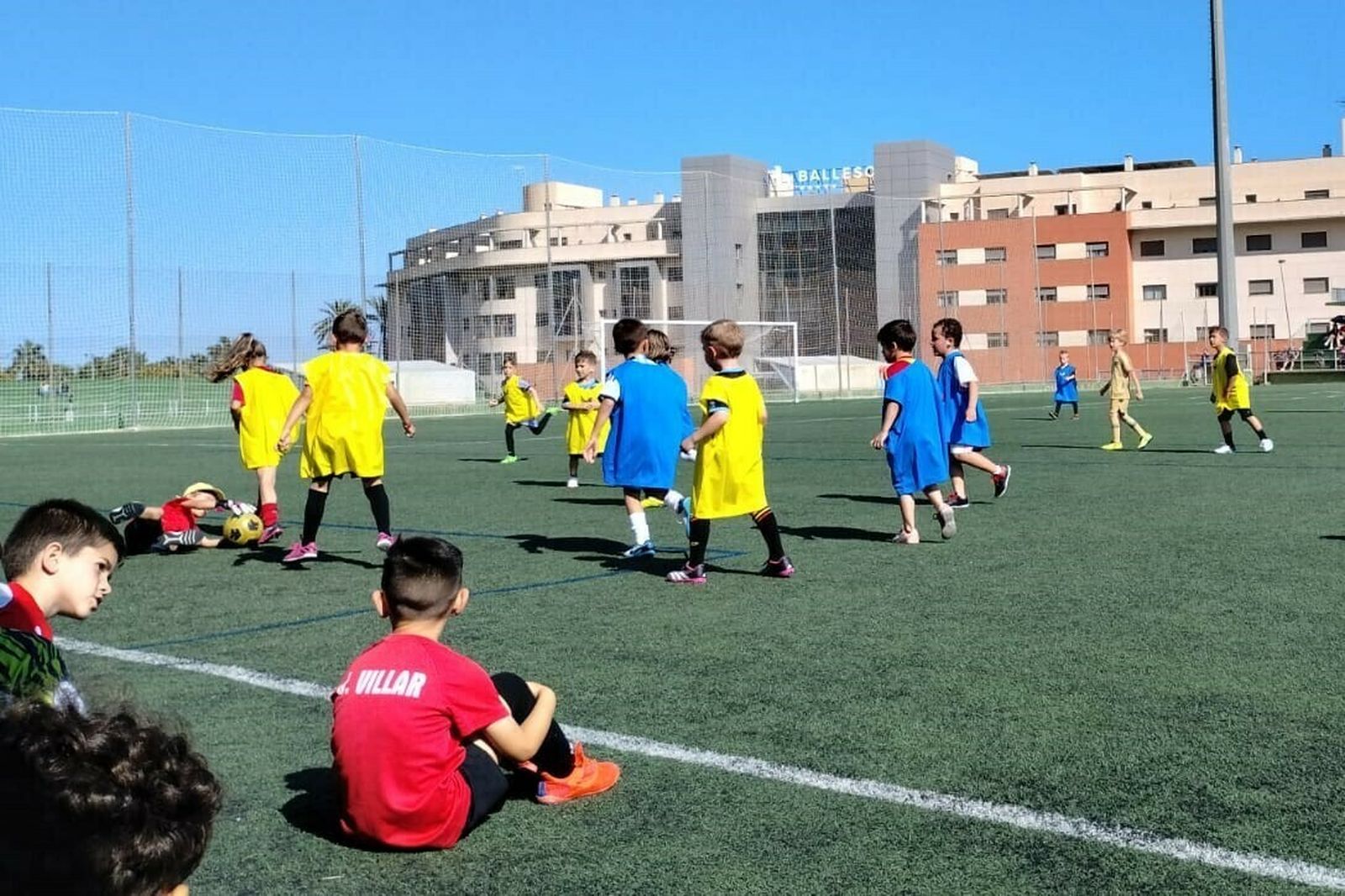 Imagen de los más pequeños en la Ciudad Deportiva de Los Ángeles