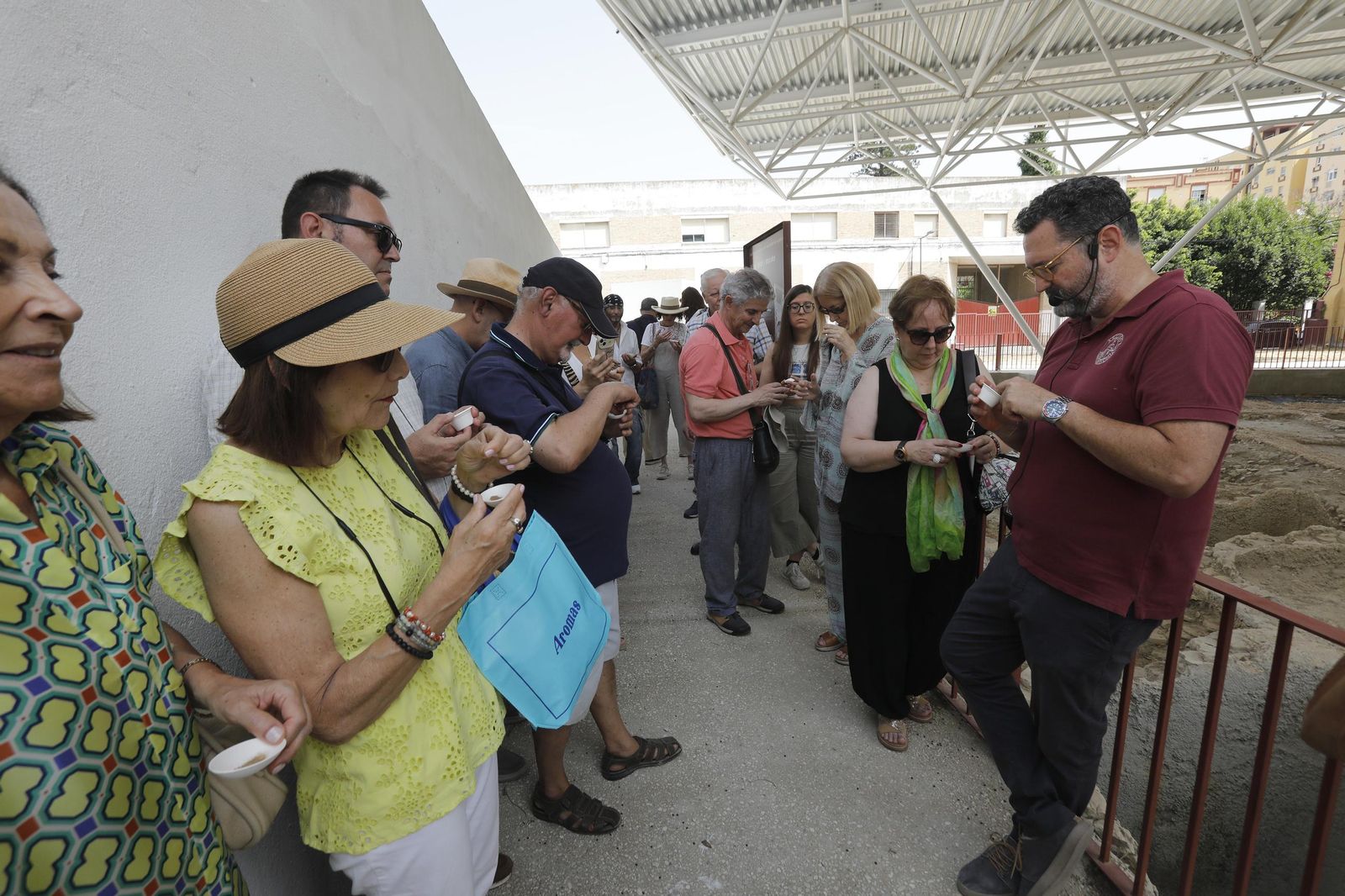 Las fotos de las Jornadas Europeas de Arqueología en la factoría de salazón de lulia Traducta