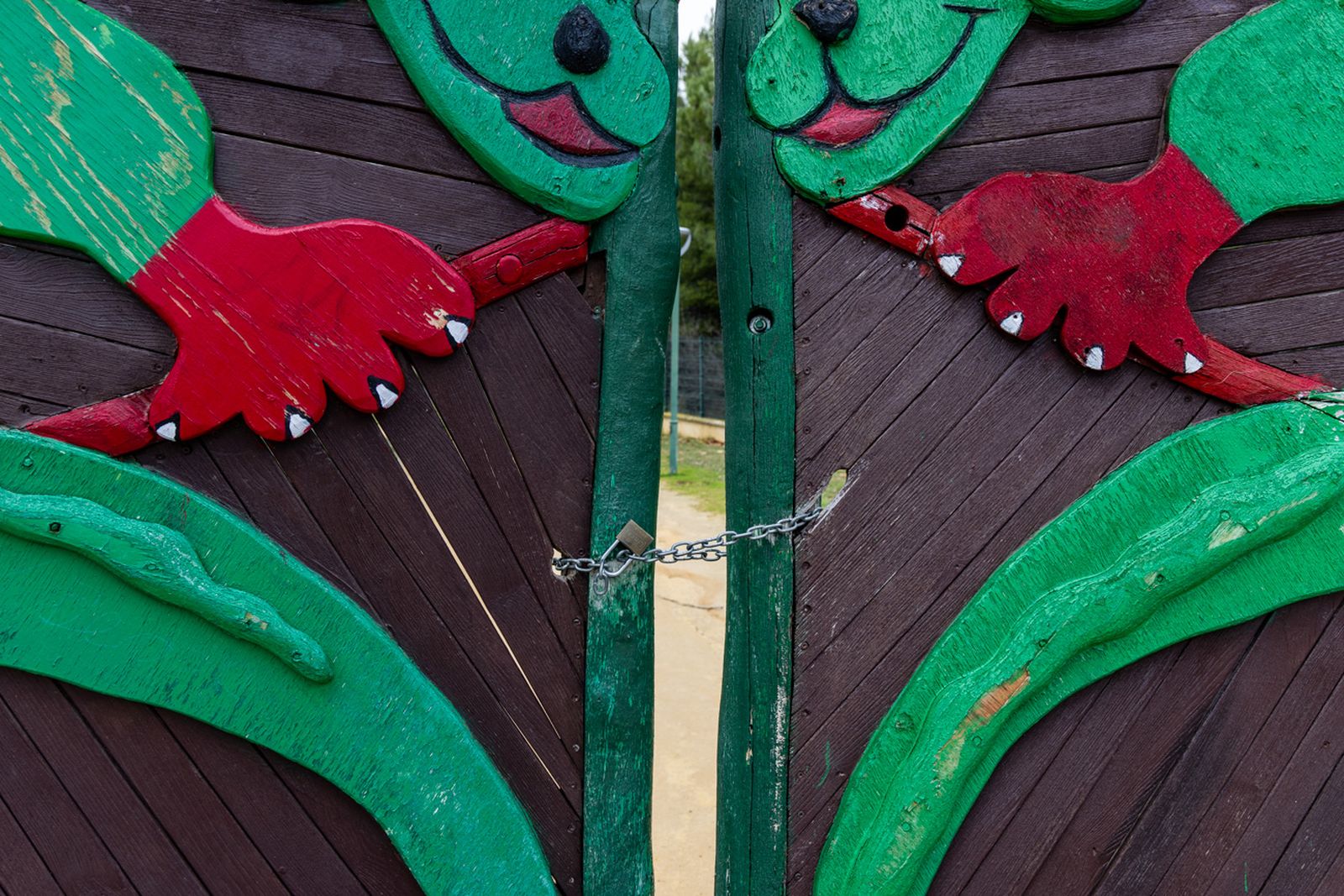 Parques cerrados por el temporal