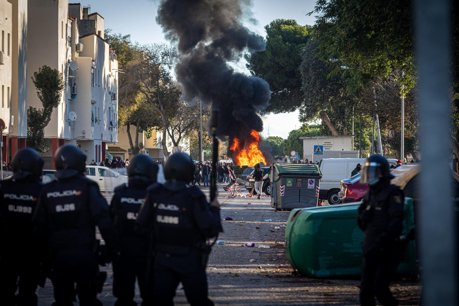 Imágenes de la novena jornada de huelga del metal en Cádiz