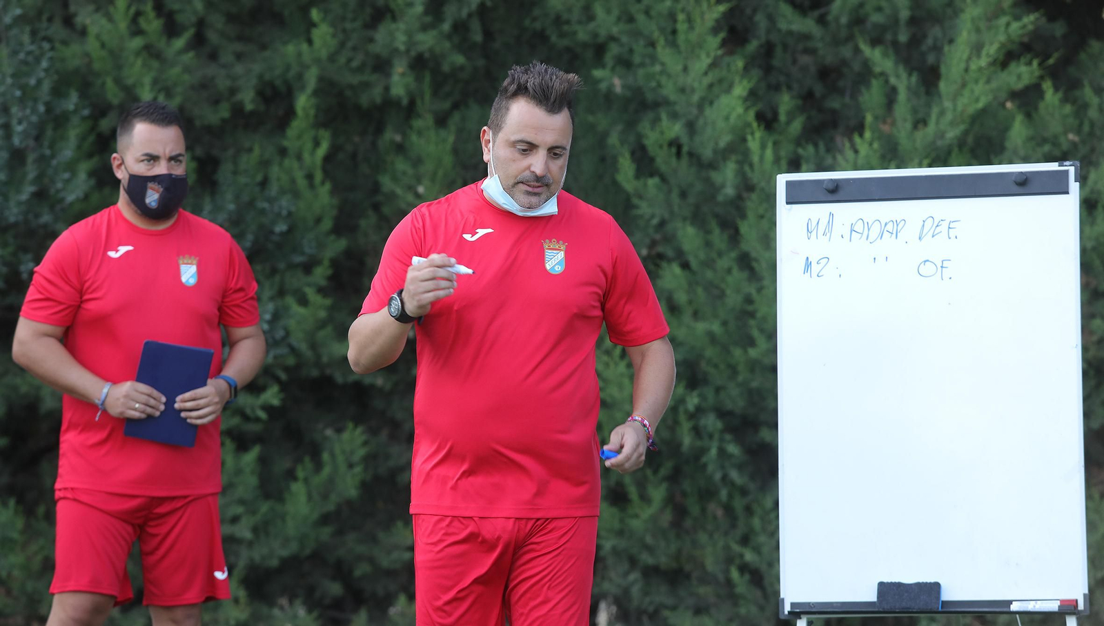 Joaquín Poveda, el martes en Montecastillo.