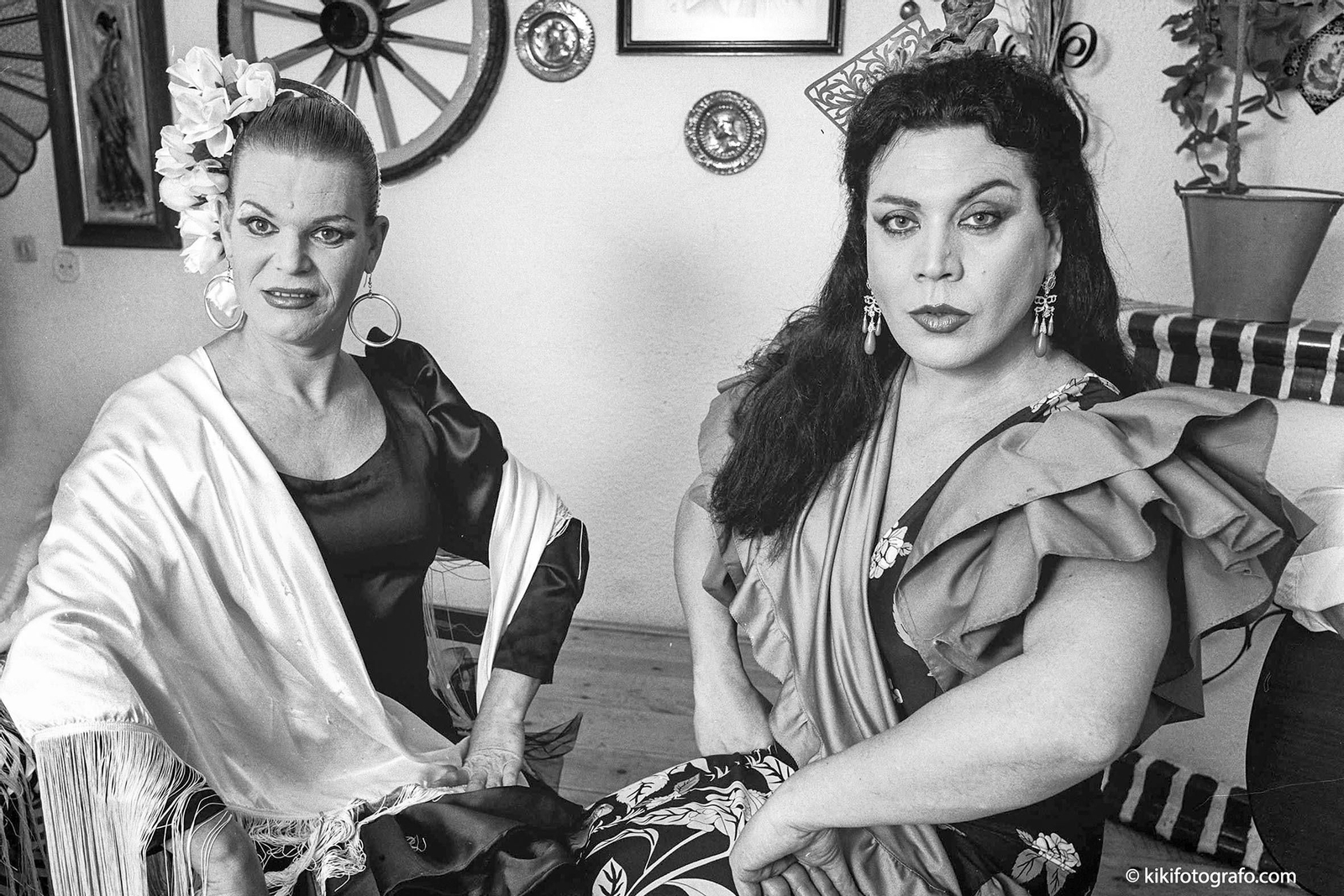 La Petróleo y La Salvaora, en una fotografía de archivo de Kiki.