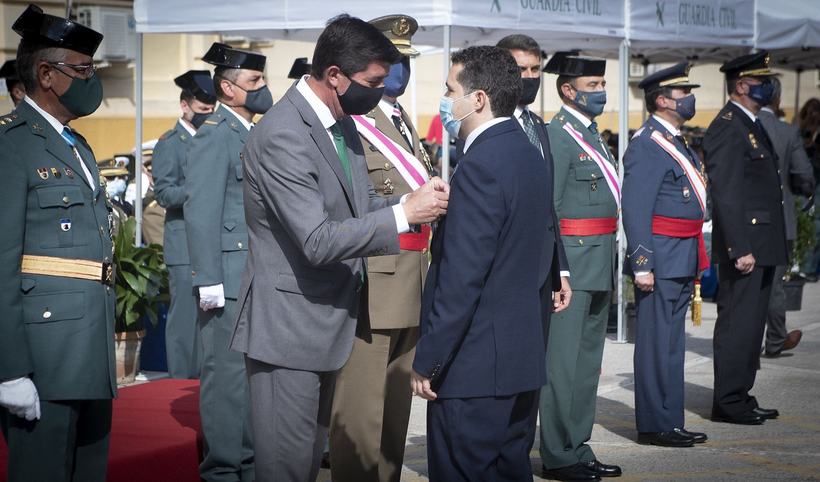 El acto del día del Pilar de la Guardia Civil, en imágenes