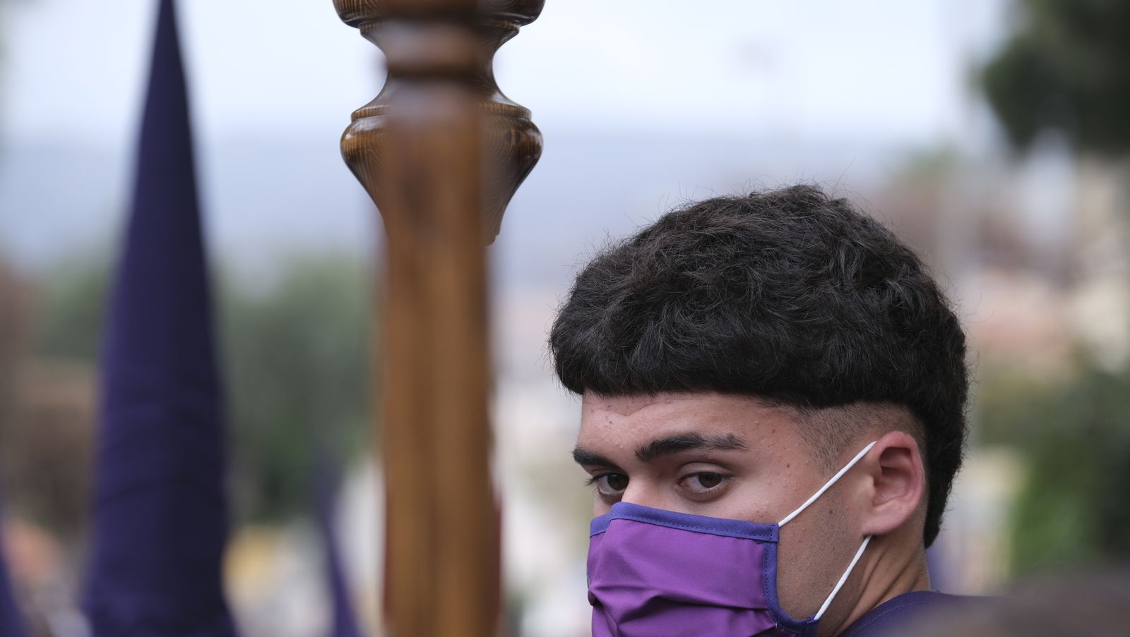 Procesión del Encuentro en Almería, en imágenes.