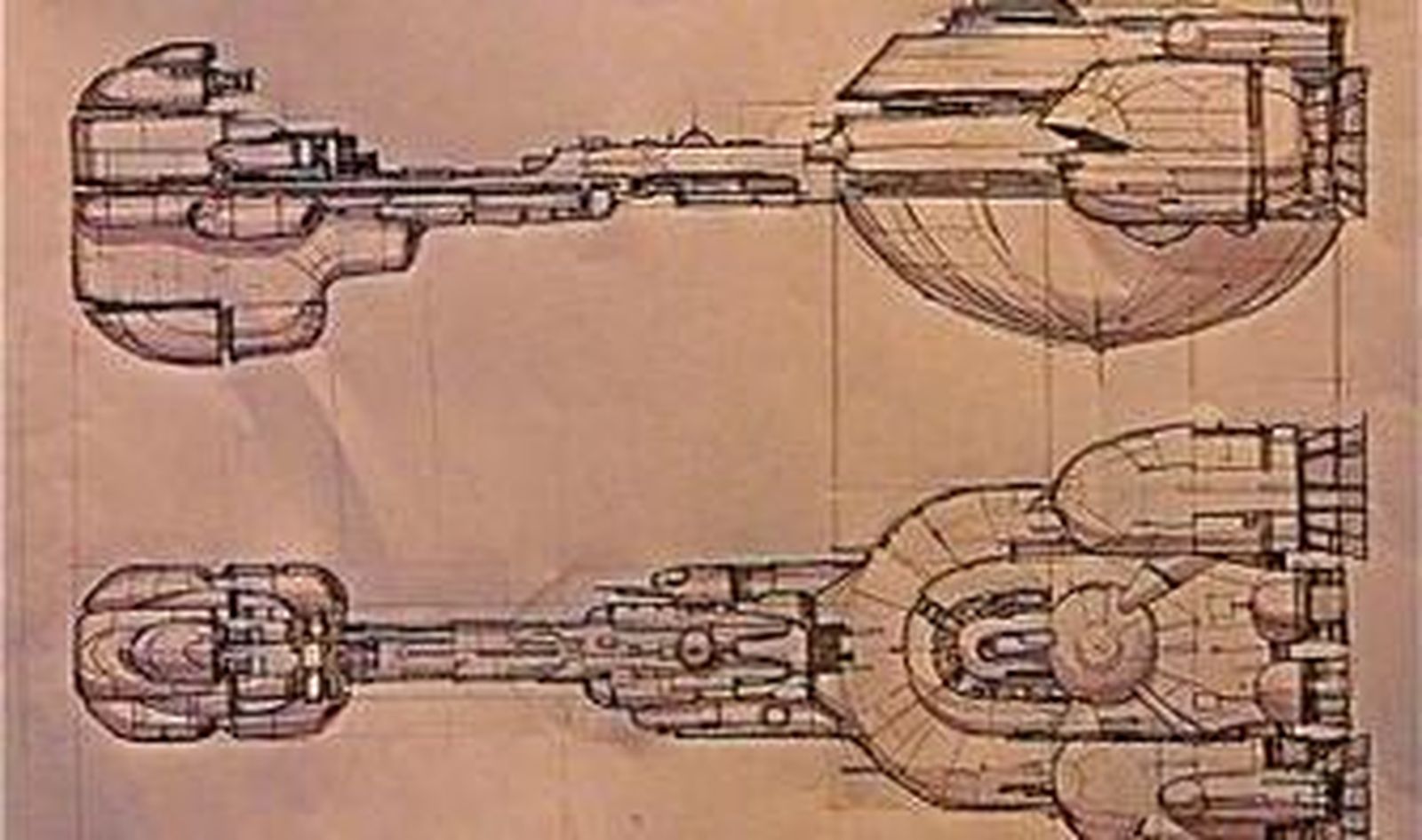 Boceto de la nave 'Plutón BRB Nero', que se está construyendo.