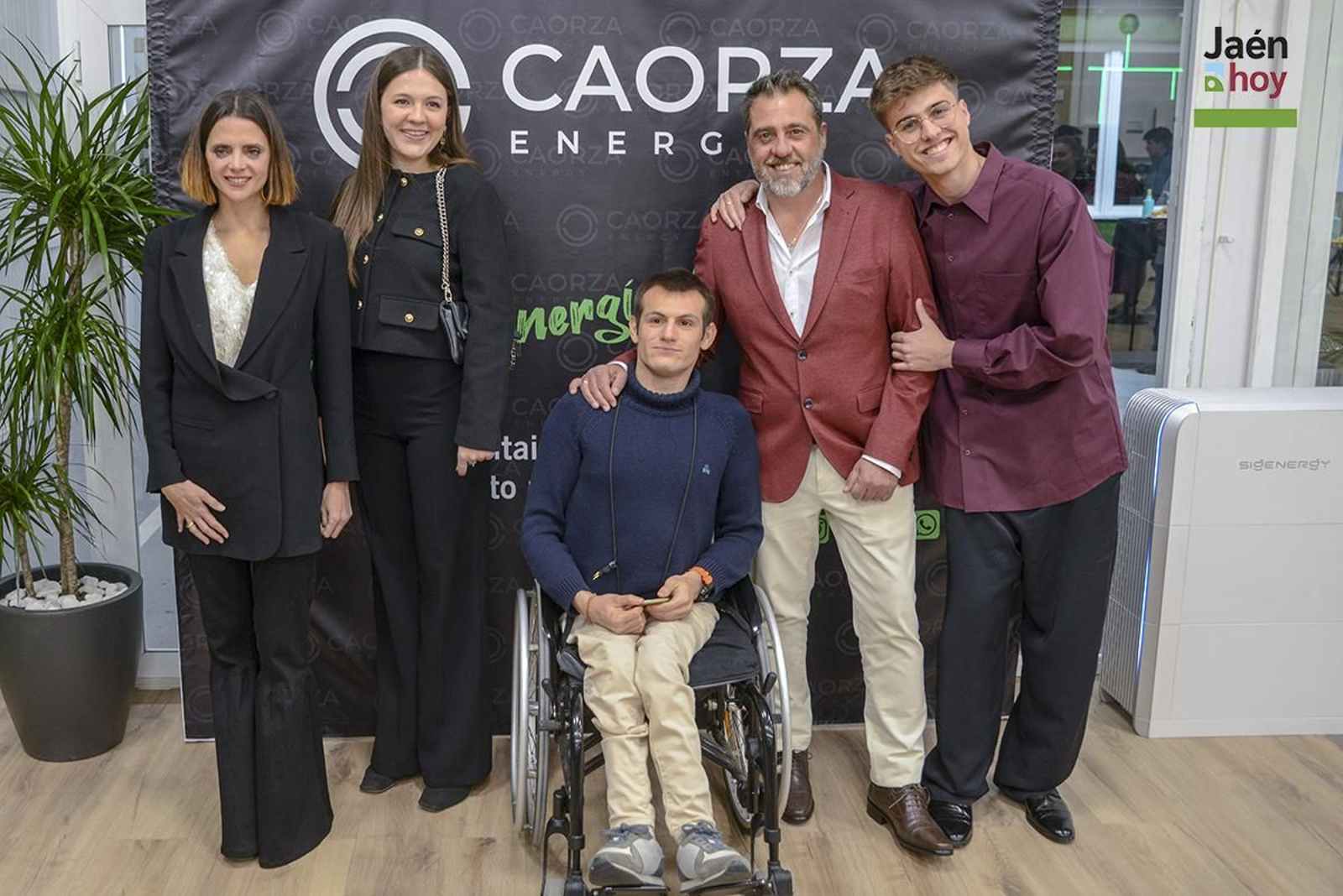 Inauguración de las instalaciones de la empresa Caorza Energy.