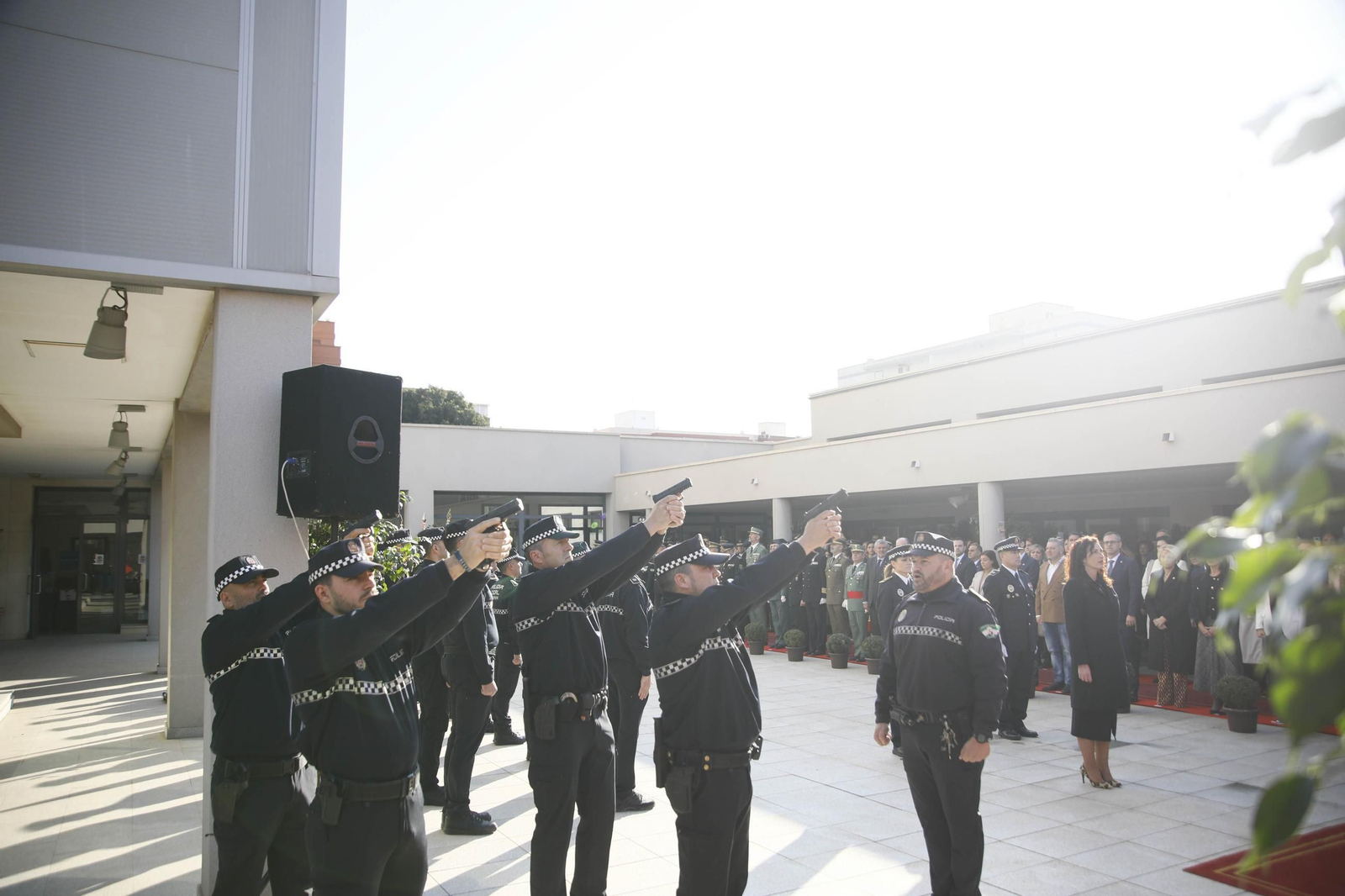 Las imágenes del acto institucional de la Policía Local de Almería con motivo de la festividad de su patrón, San Esteban