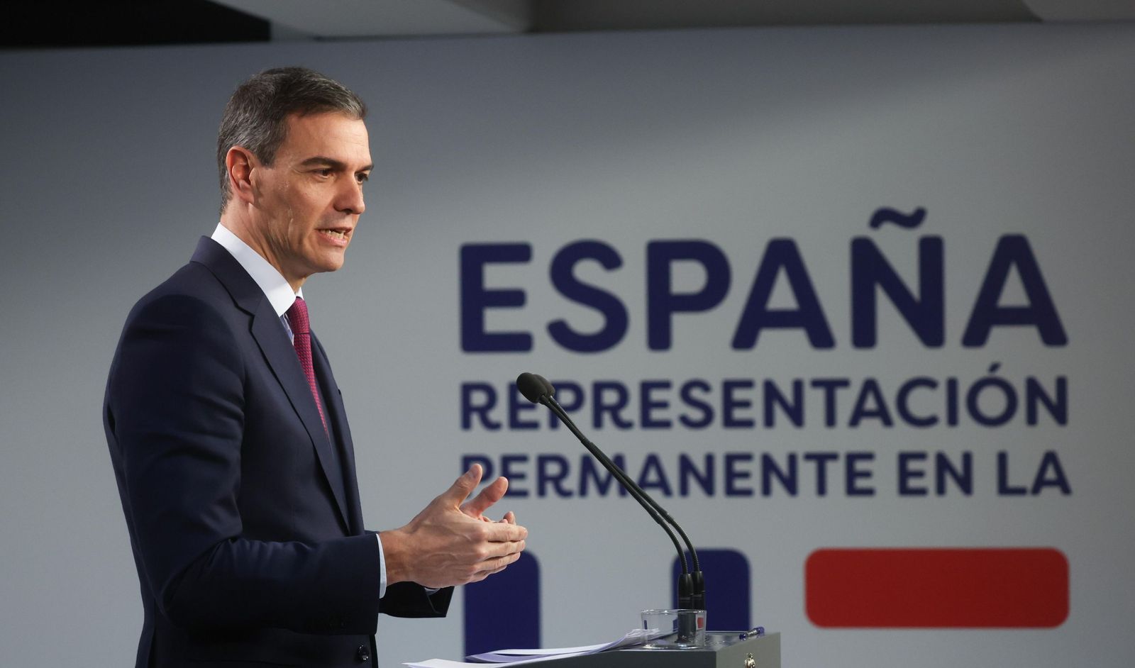 Pedro Sánchez, este jueves en Bruselas