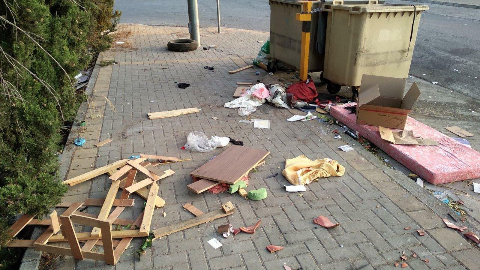 Calle Pino Laricio esquina Pino Mediterráneo, en el Polígono El Pino.