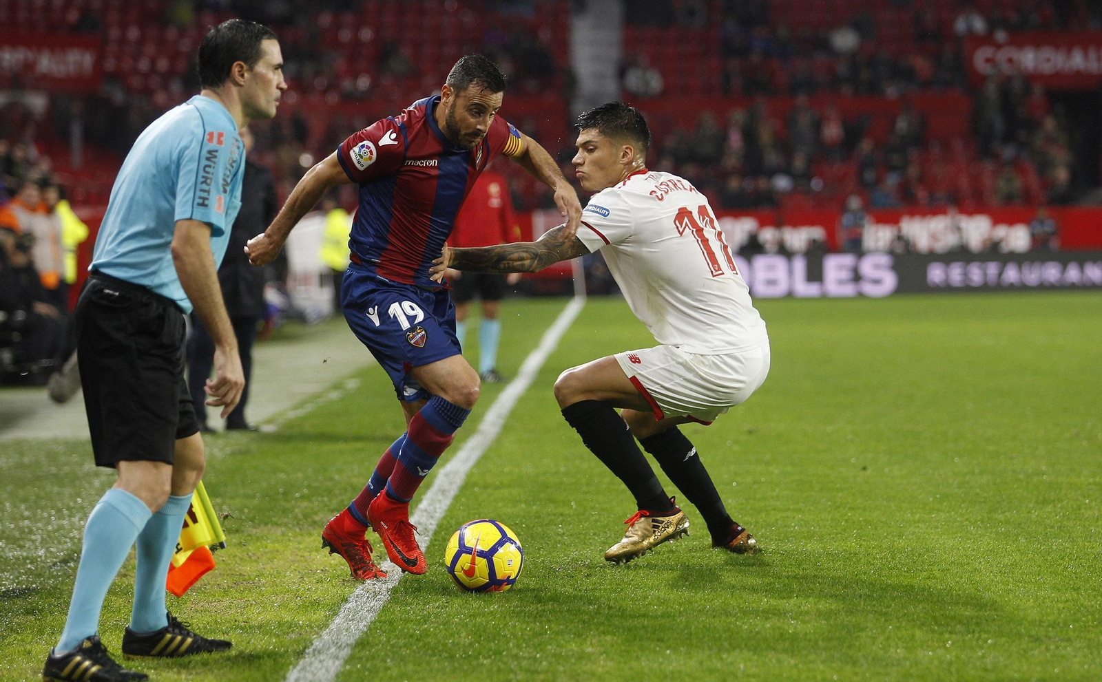 Las imágenes del Sevilla-Levante