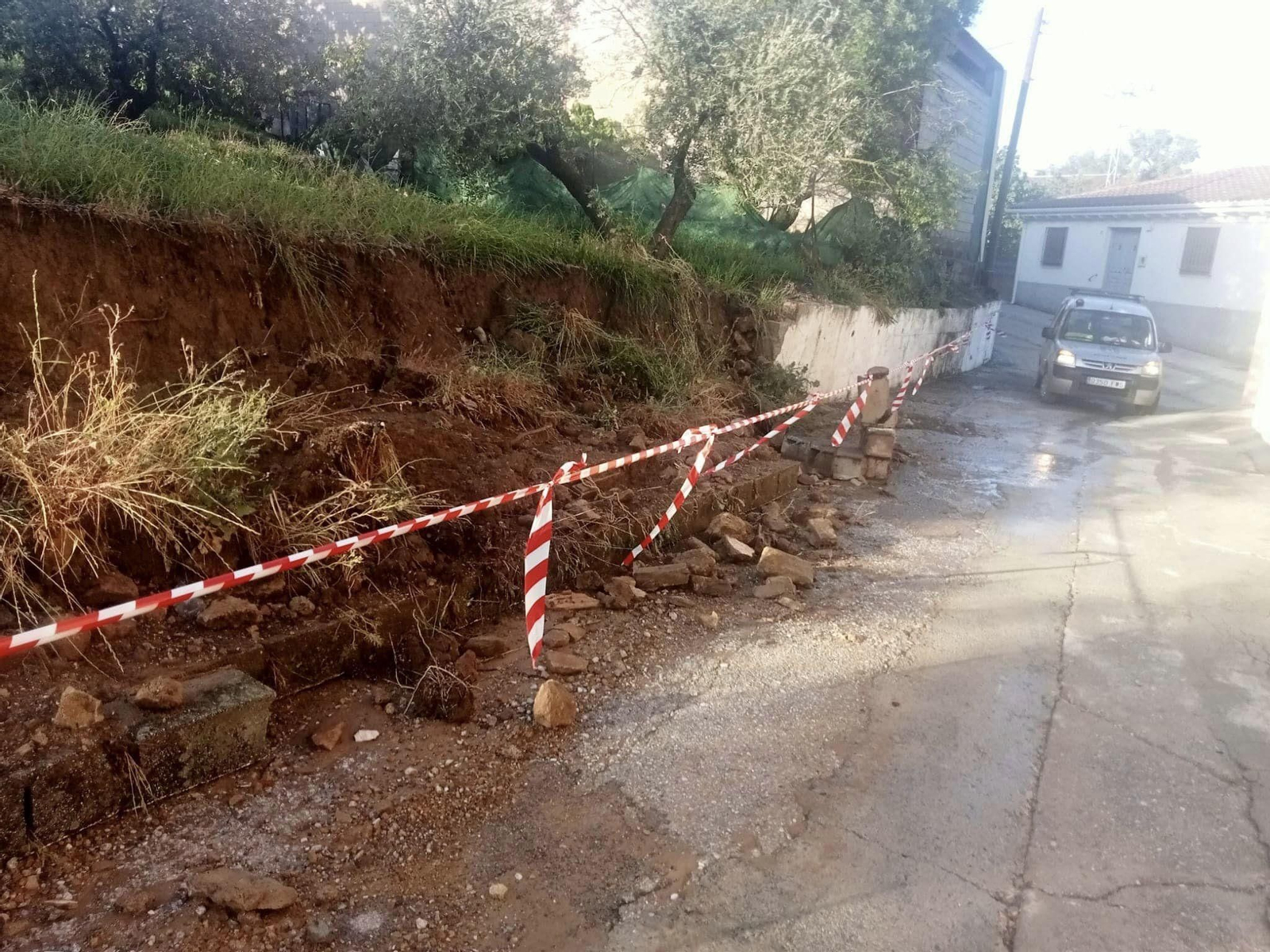 En imágenes los daños sufridos por el temporal en Charilla, Alcalá la Real