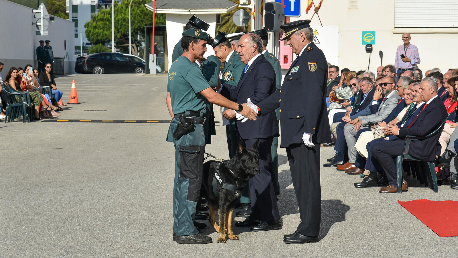 Fotos del acto por el 179 aniversario de la creación de la Guardia Civil en la Comandancia de Algeciras