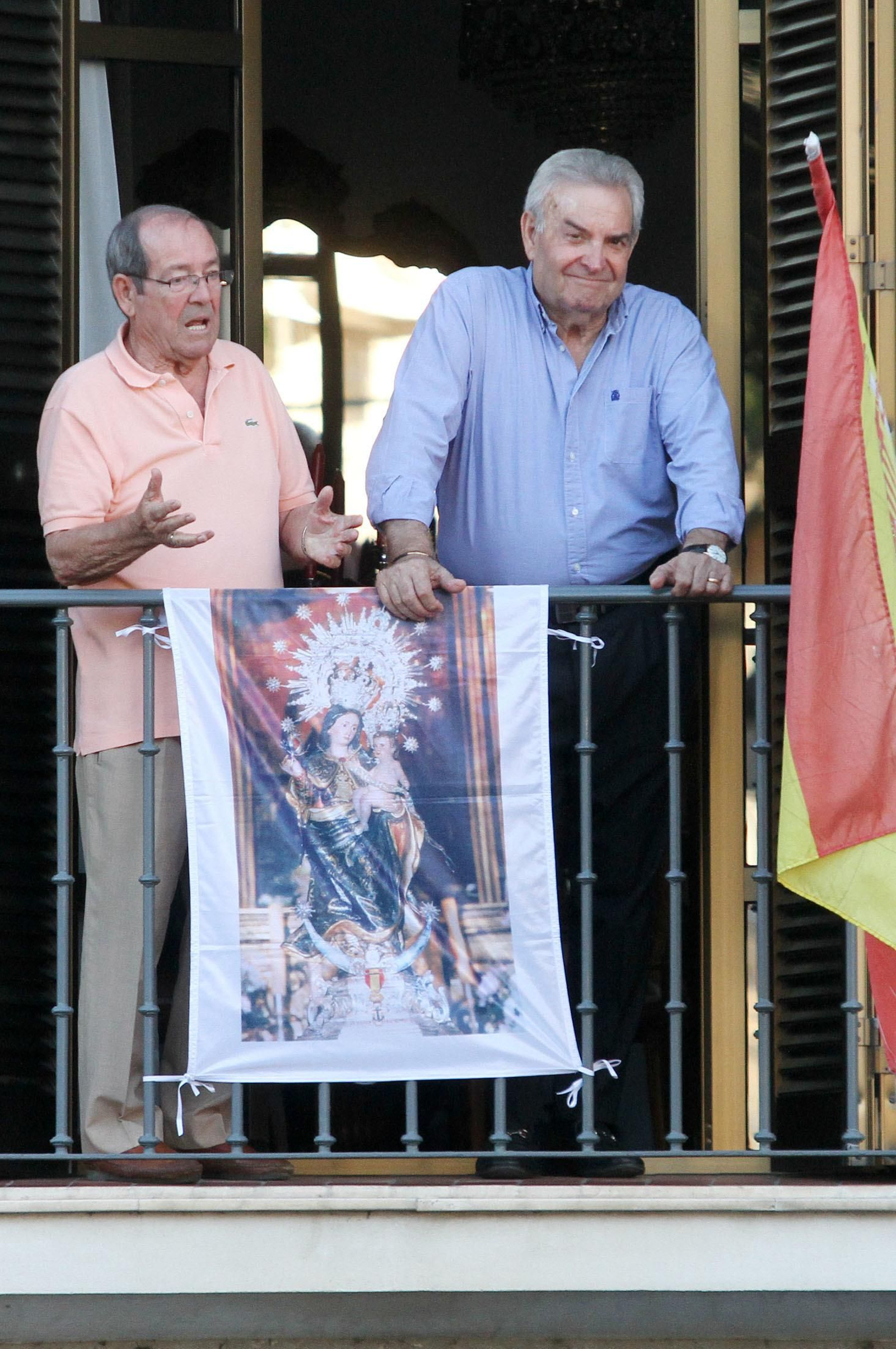 Imágenes del traslado de la Virgen de la Cinta desde la catedral hasta su santuario