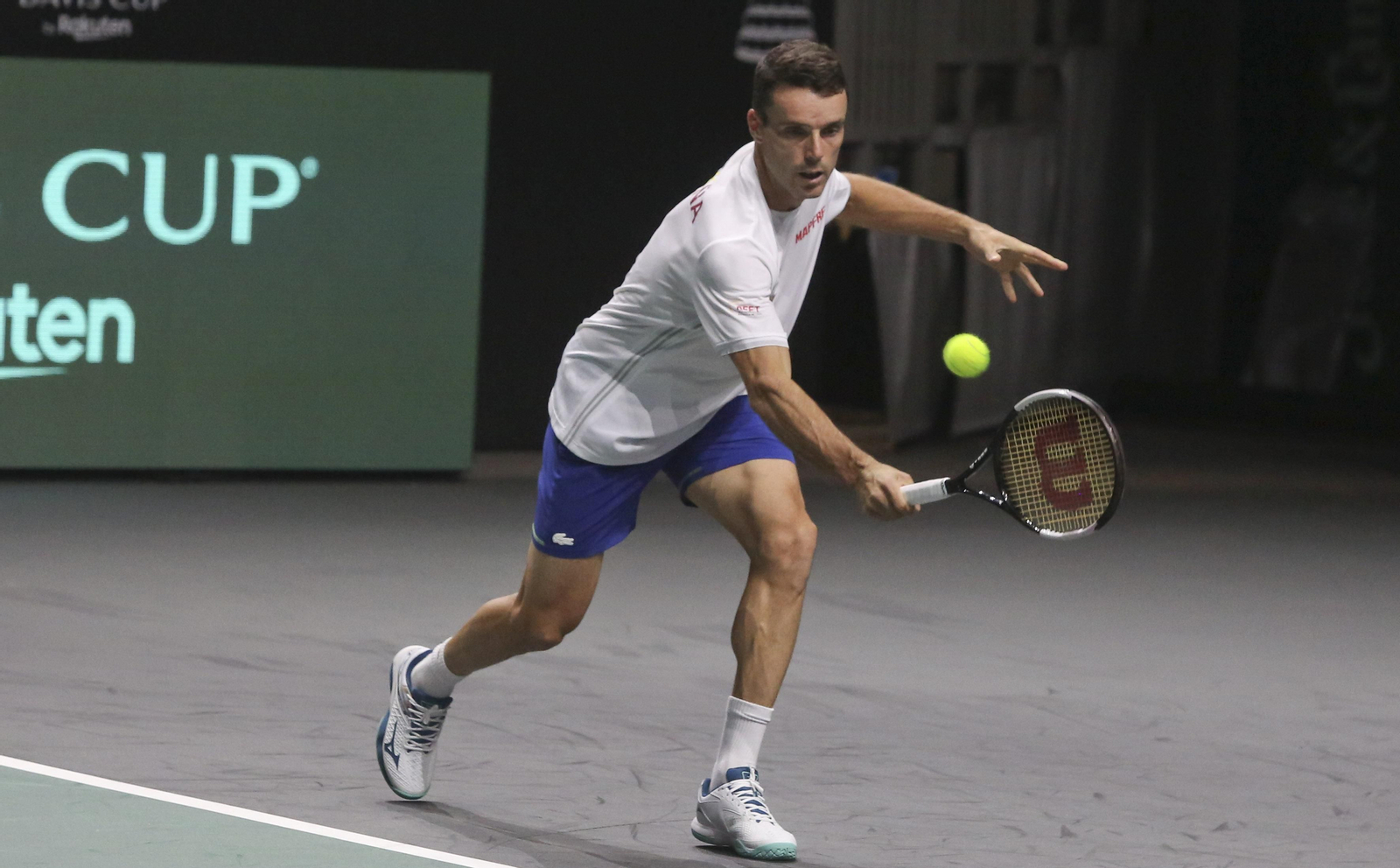 La metamorfosis del Carpena para la Copa Davis, con los jugadores sobre la pista ya