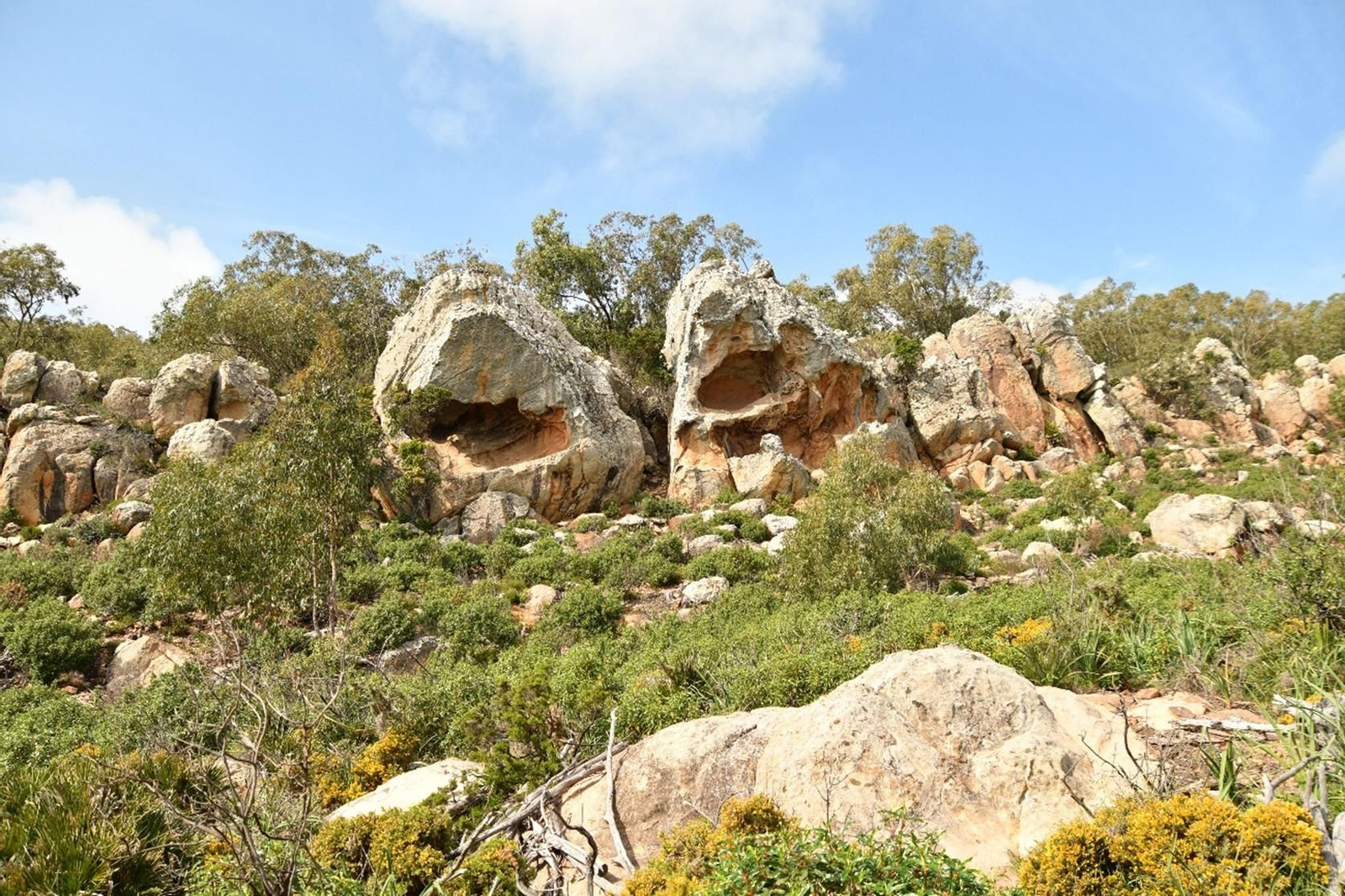 Vista frontal del Conjunto del Realillo, en Tarifa.