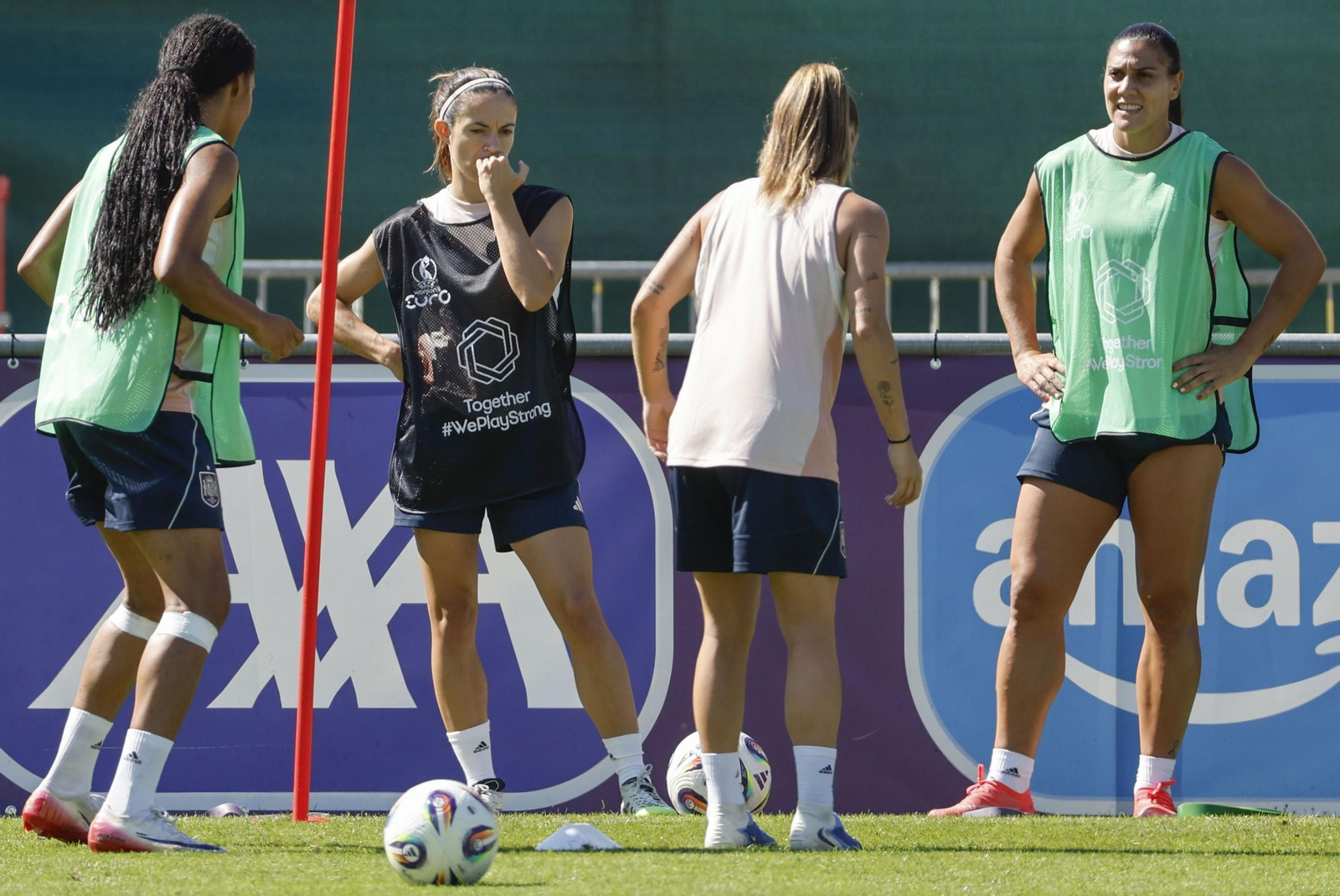 Las fotos de España antes de enfrentarse a Suiza en la Eurocopa femenina