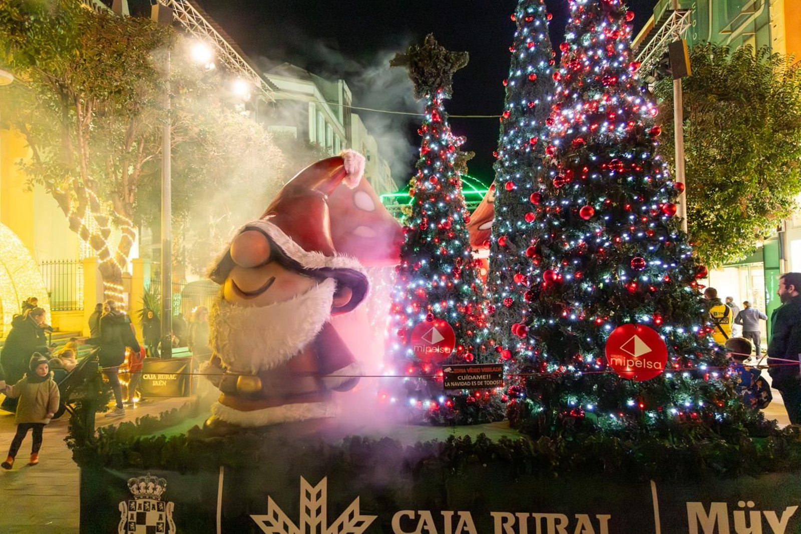 Inauguración en Jaén del alumbrado navideño "Centrylandia"