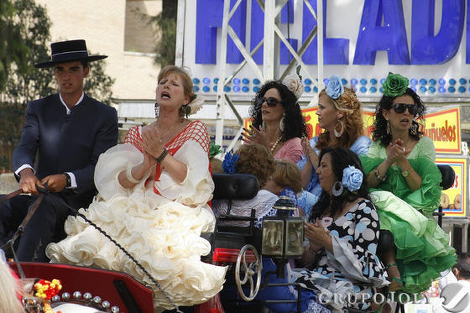 La lluvia y el frío empañaron la jornada en el recinto ferial de Las Banderas.

Foto: Andrés Mora
