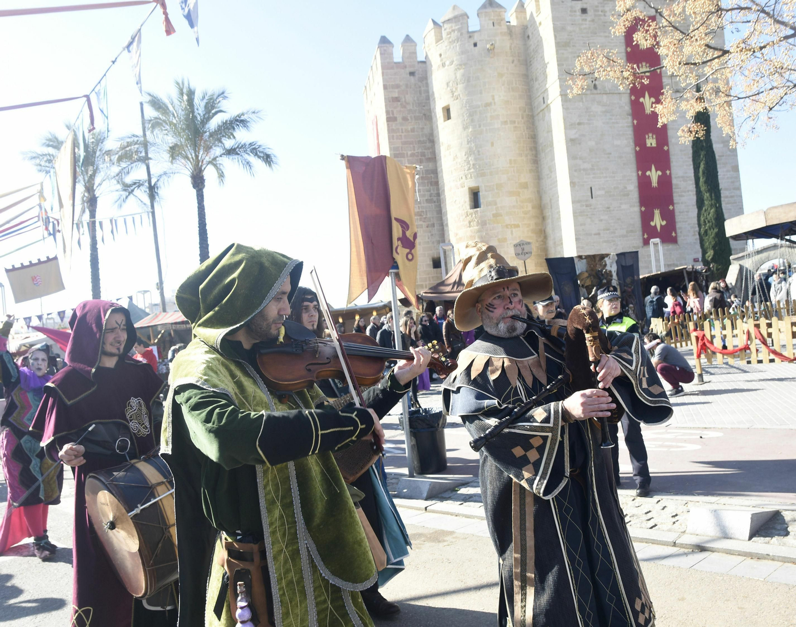 Uno de los pasacalles del Mercado Medieval de 2019.
