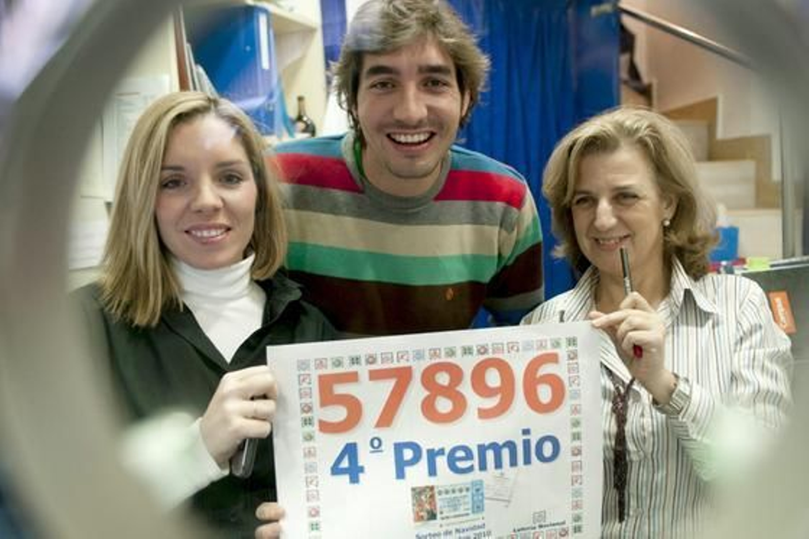 Ganadores del sorteo de Navidad.

Foto: EFE