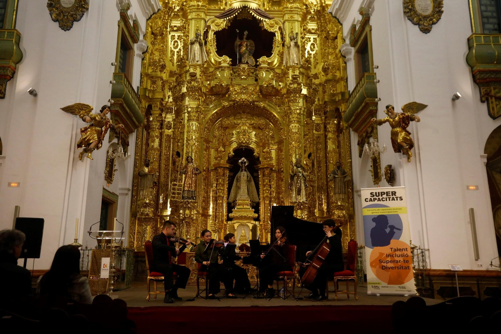 El concierto Supercapacidades 2.0 del ciclo 'Navidad en el Palacio de la Merced, en imágenes