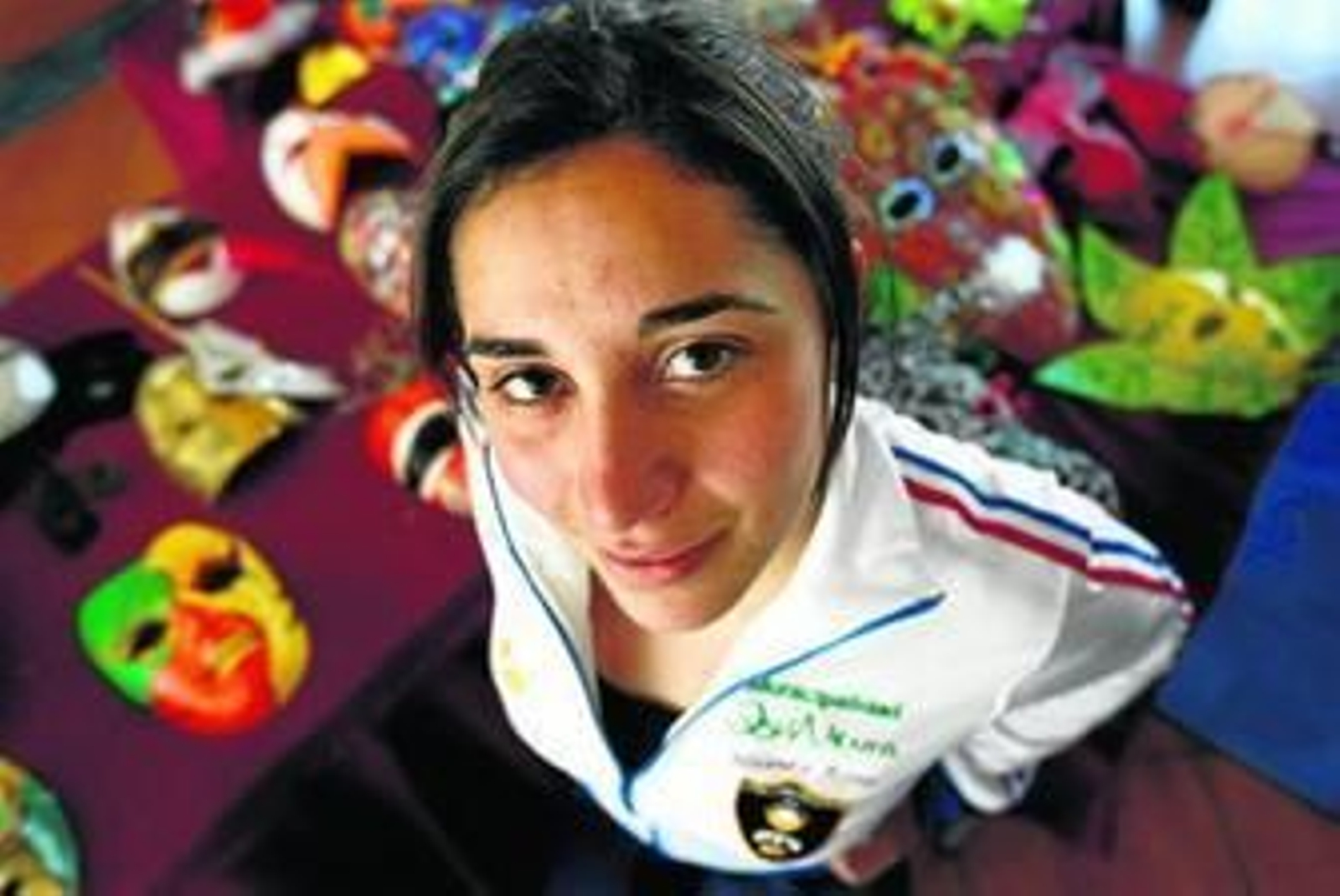 Milenka Rojas, en una foto tomada para el diario La Tercera.