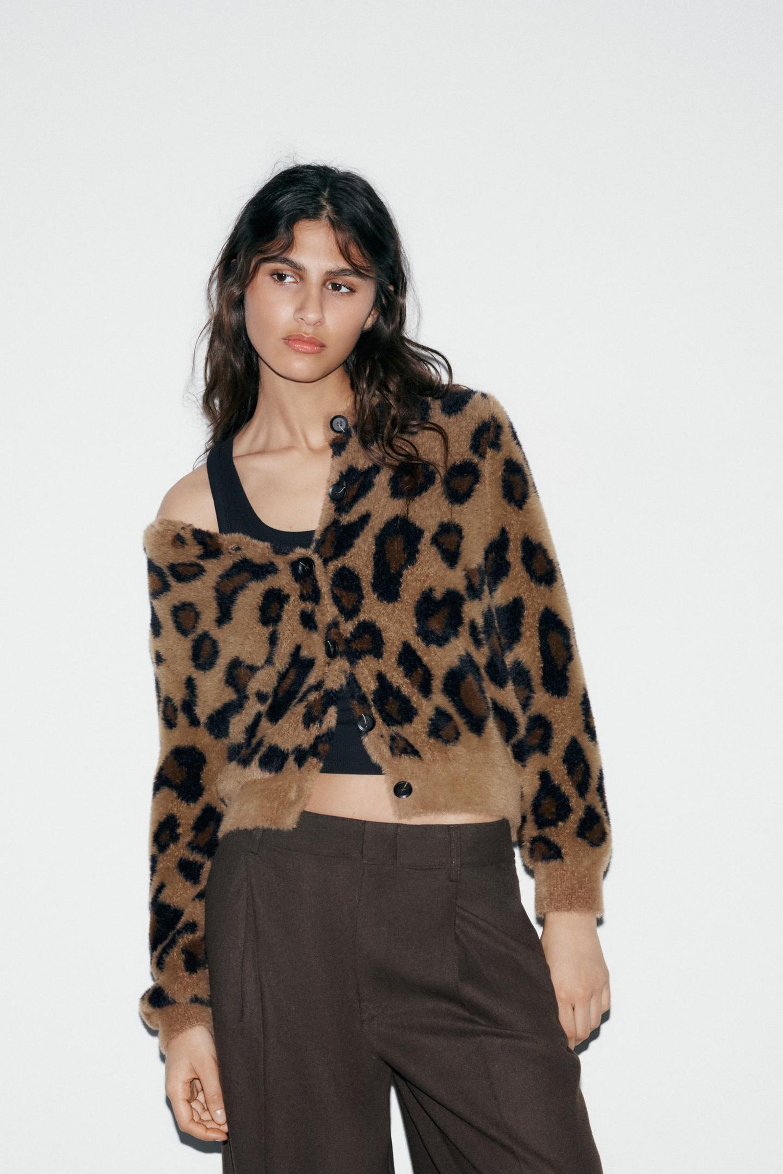 Chaqueta de punto de Zara.