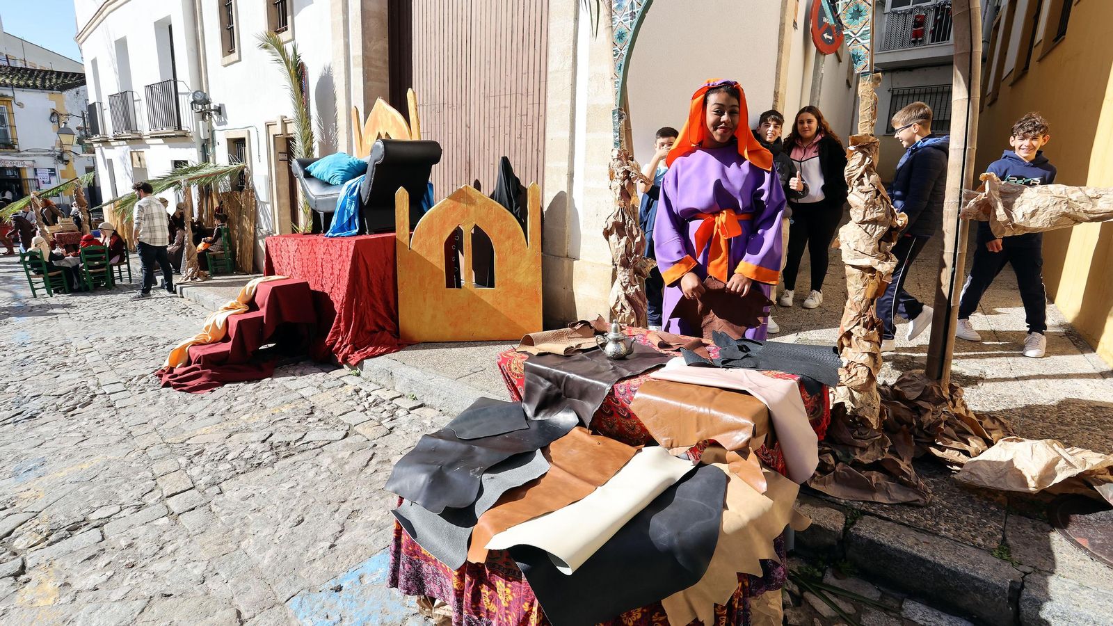 Imágenes del Belén Viviente de la plaza San Lucas en Jerez